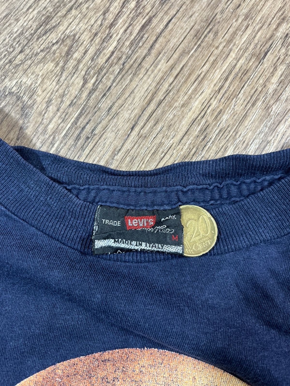 Levi's Vintage Levis 501 The Original Pool Ball Print T Shirt 90s Size US M / EU 48-50 / 2 - 7 Thumbnail