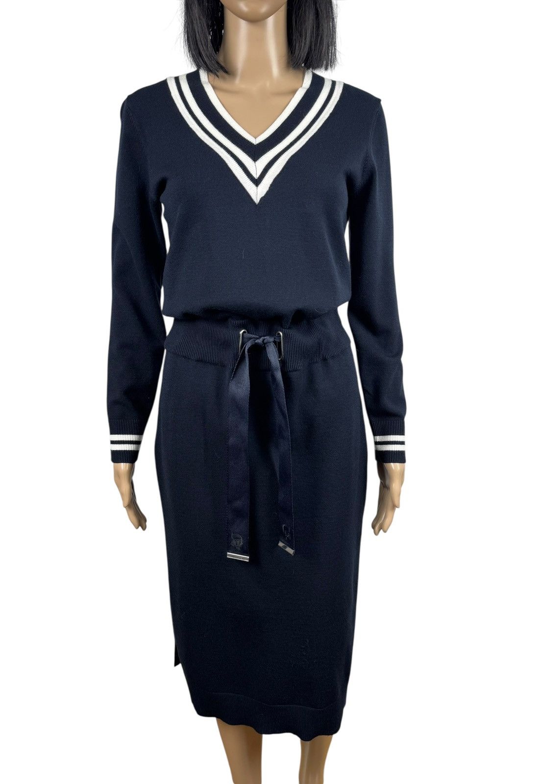 Other Claudie Pierlot Viscose Knit V-Neck Dress Drawsting size 1 Size S / US 4 / IT 40 - 2 Thumbnail