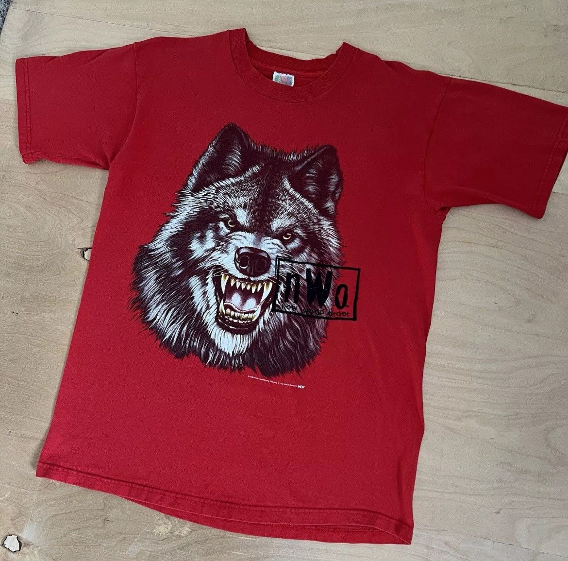Vintage × WCW/nWo NWO Wolf Pack Shirt Size US L / EU 52-54 / 3 - 7 Thumbnail