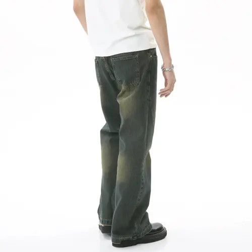 Jean distressed fade washed jeans Size US 34 / EU 50 - 8 Thumbnail