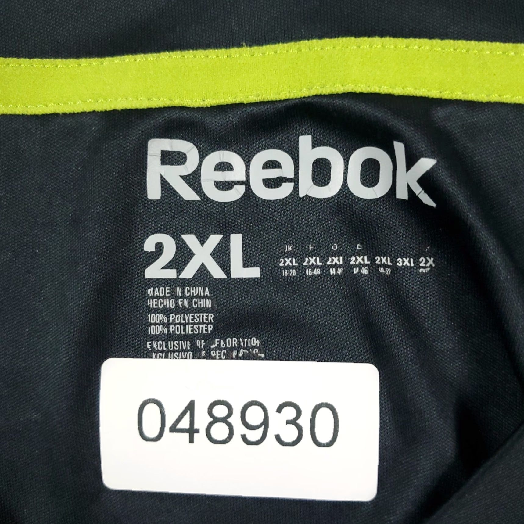 Reebok Reebok T Shirt Mens 2XL Gray Active Workout Pullover Short Sleeve Shirt Clothing Mens Sports Logo Pullover Casual Gym Short Sleeve T-Shirt Size US XXL / EU 58 / 5 - 6 Thumbnail
