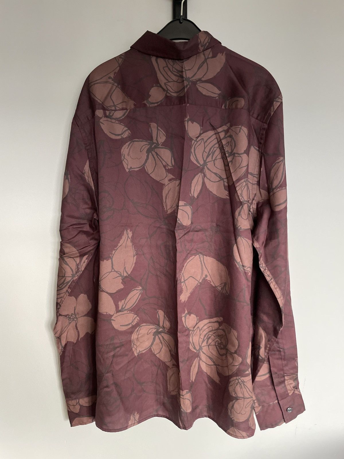 Ted Baker TED Baker Maroon Shirt Floral print Size US L / EU 52-54 / 3 - 2 Thumbnail