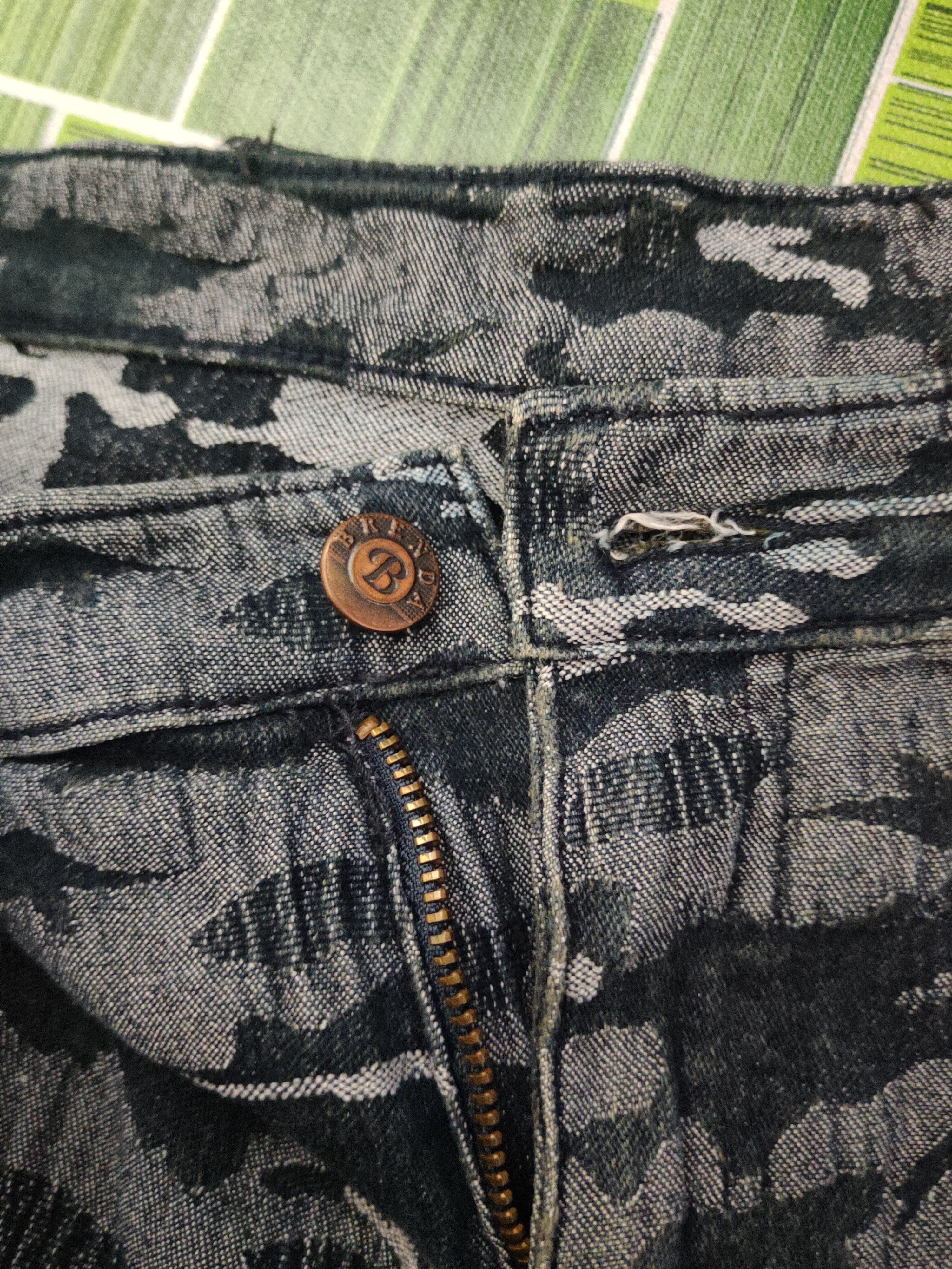 Japanese Brand DL Brenda Blue Multipocket Cargo Pants #2649 Size 29" - 14 Thumbnail
