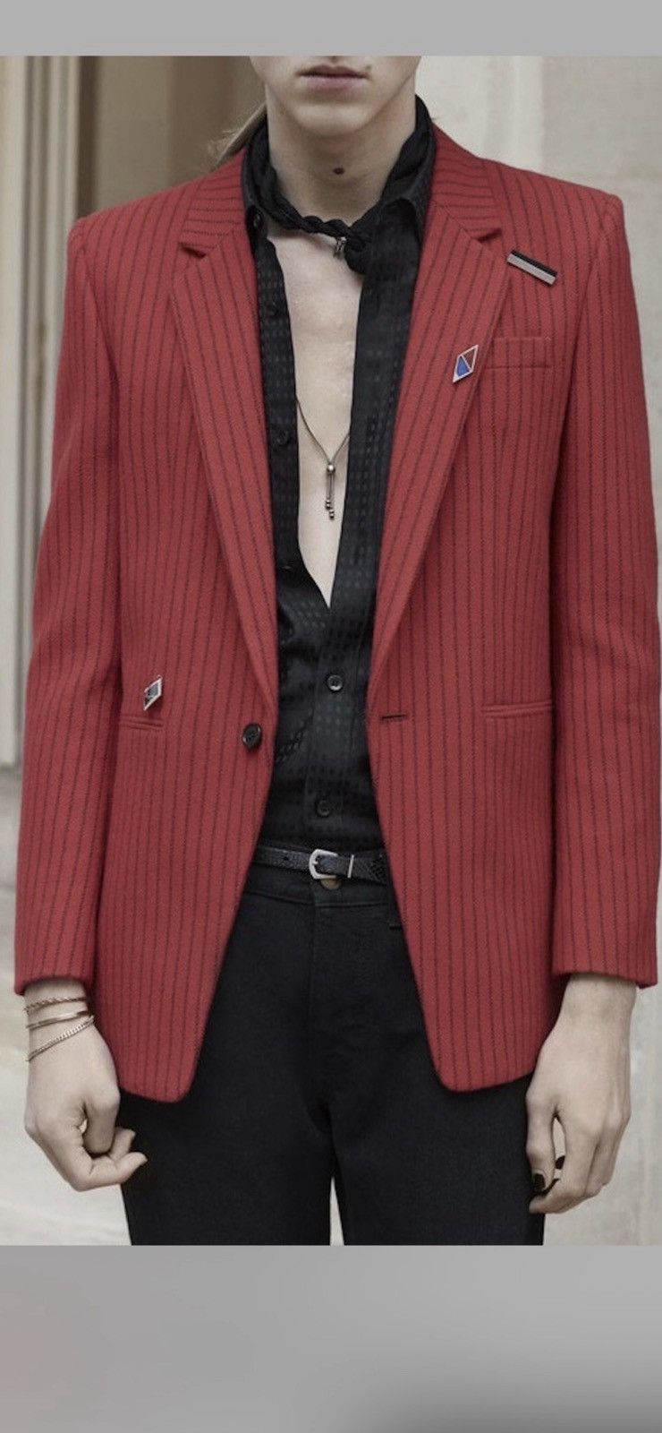 Saint Laurent Paris Saint Laurent one button blazer. 50/40 $2890 Size 40R - 1 Thumbnail