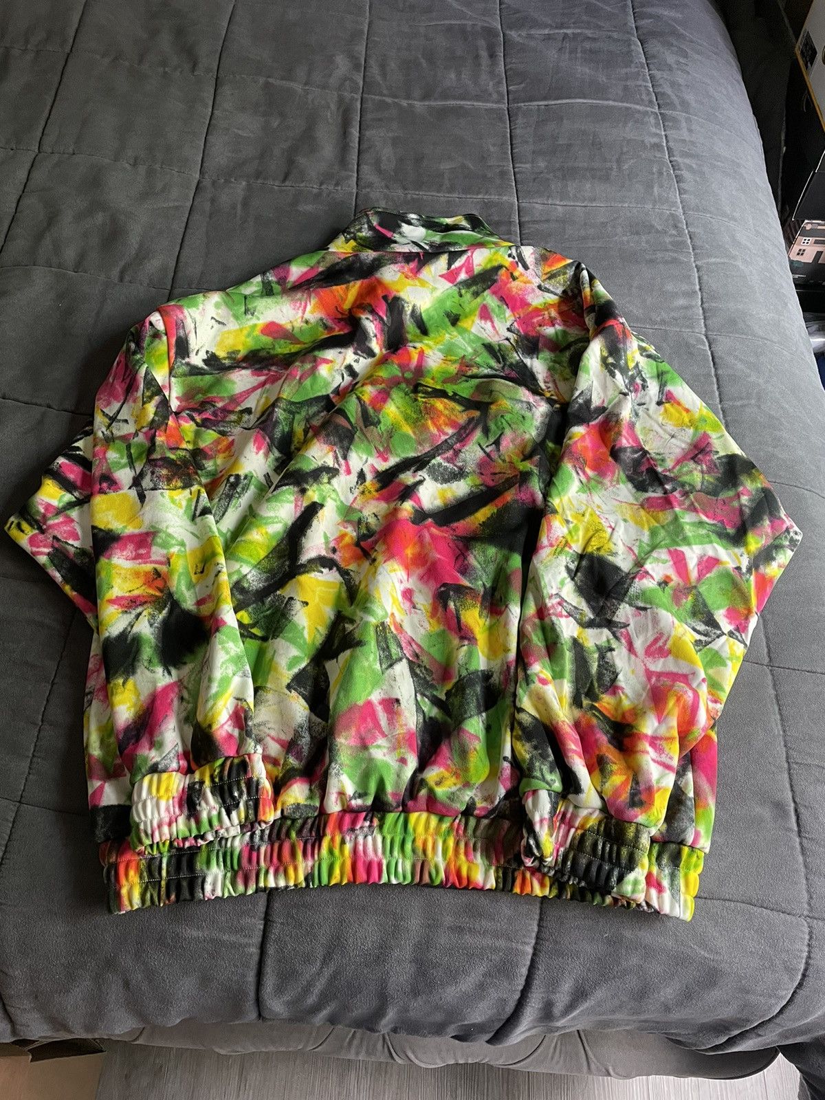 Celine Celine Multicolor Tie Dye Zip Jacket Size US XXL / EU 58 / 5 - 4 Thumbnail