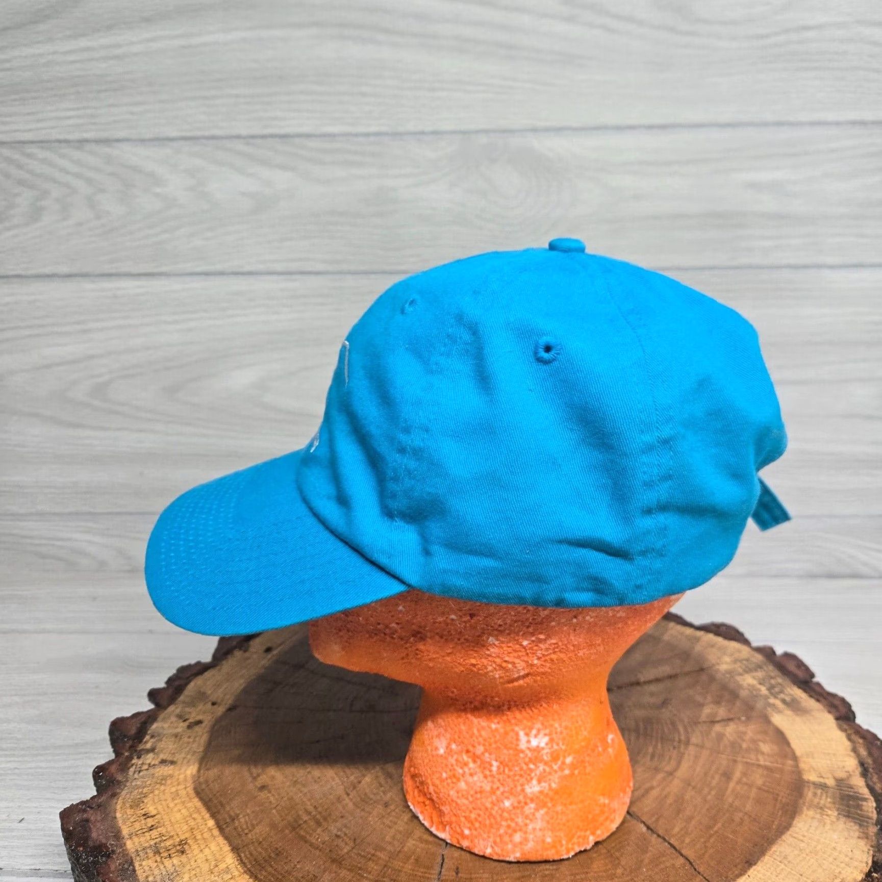 Vintage VINTAGE Rodeo Cowboy Lasso Blue Trucker Hat Adult One Size Blue Cowboy Western Style Adjustable Mens Hat Size ONE SIZE - 4 Thumbnail