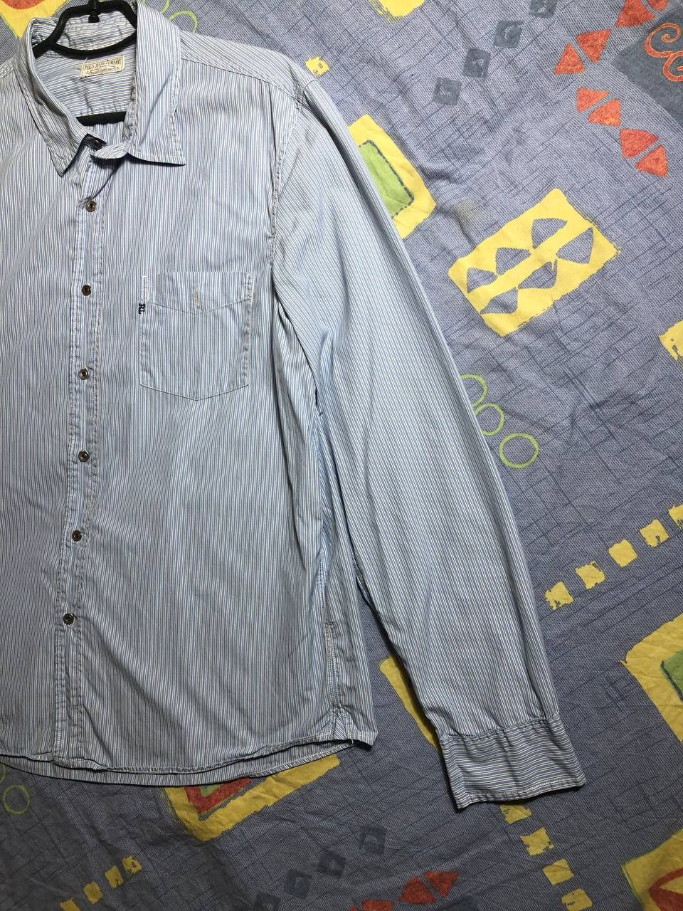Polo Ralph Lauren × Ralph Lauren × Vintage Polo Ralph Lauren Vintage Mens Long Sleeve Striped Shirt Size US XL / EU 56 / 4 - 3 Thumbnail