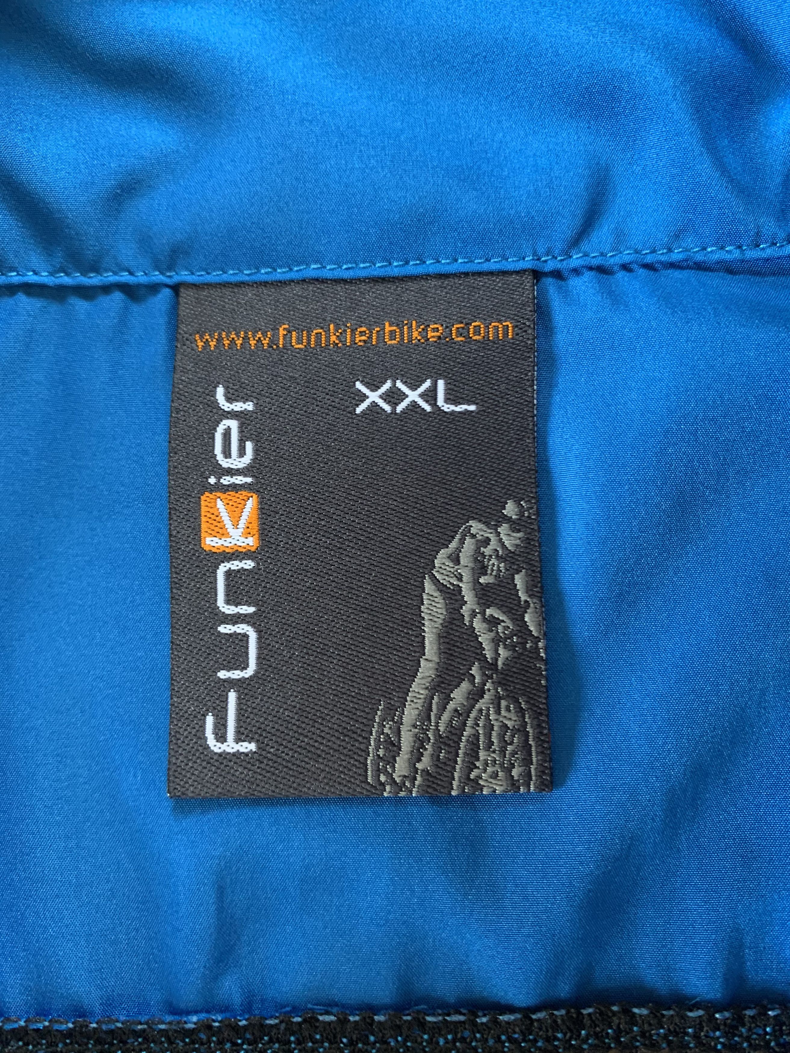 Other Funkier Bike Blue Cycling Windbreaker Gilet Size US XXL / EU 58 / 5 - 6 Thumbnail