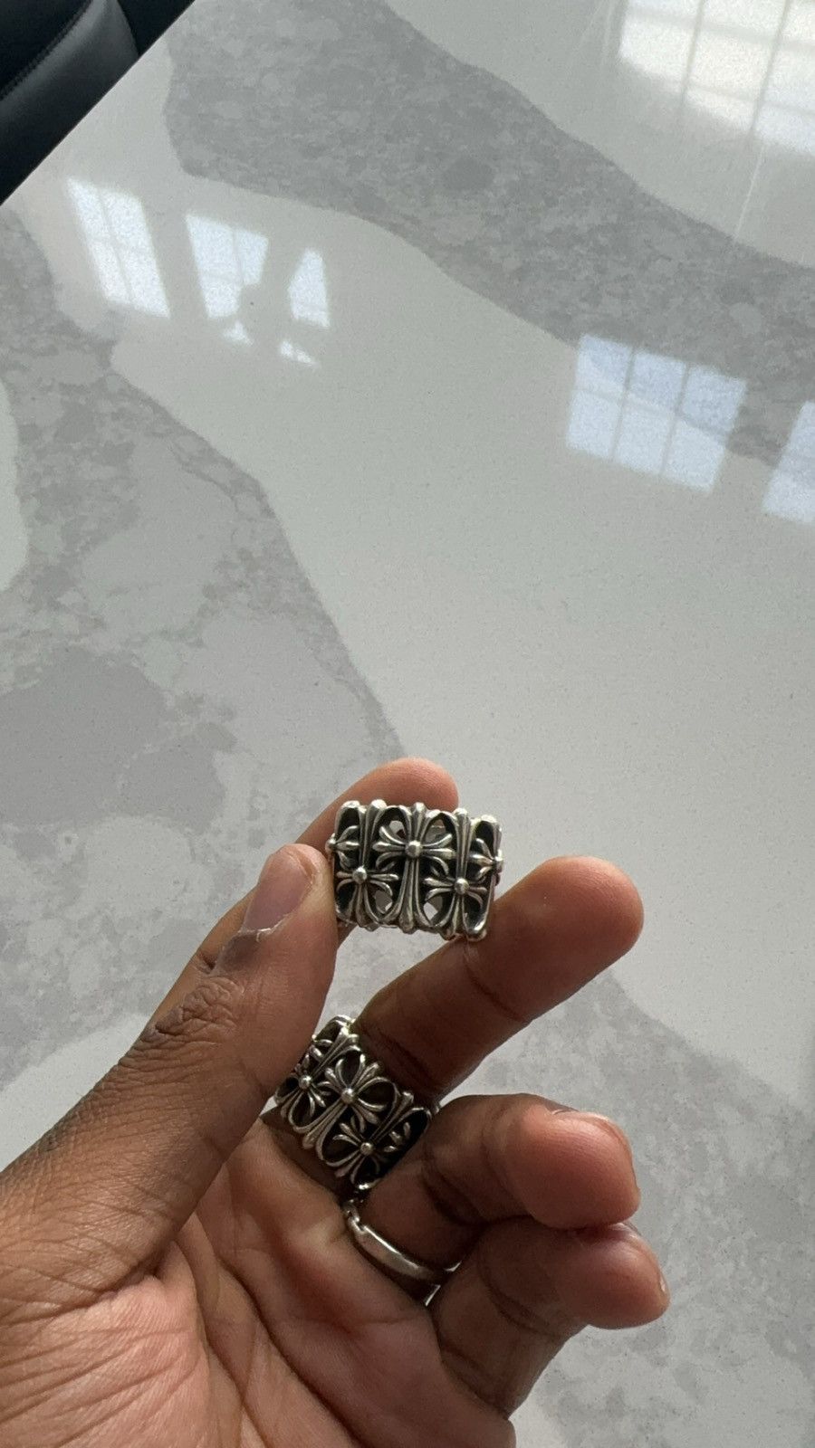 Chrome Hearts Chrome Hearts Cemetery Ring Size ONE SIZE - 4 Thumbnail