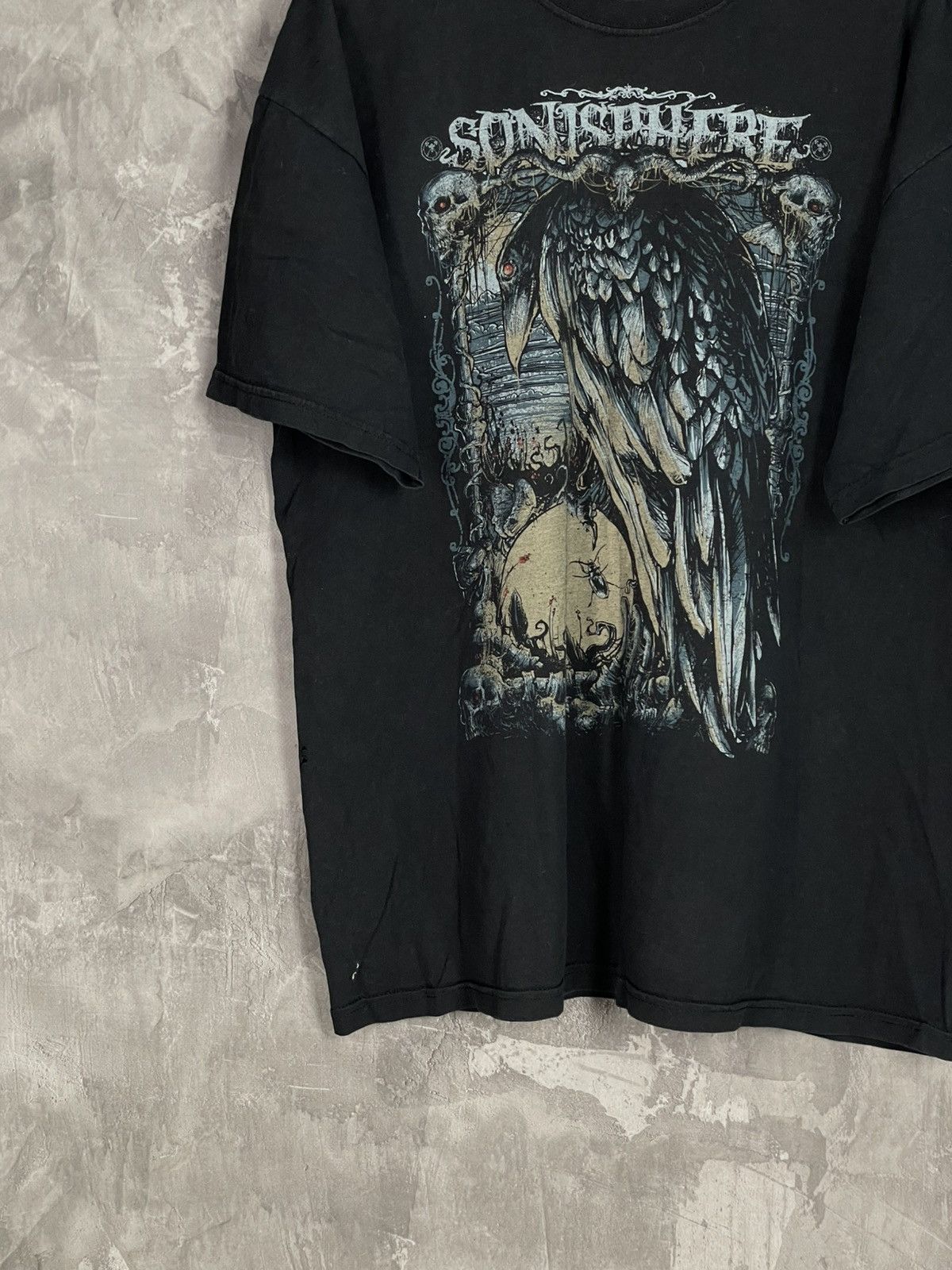 Band Tees × Vintage Vintage 2000s Sonisphere Faded T Shirt Slipknot Prodigy Nin Size US L / EU 52-54 / 3 - 5 Thumbnail