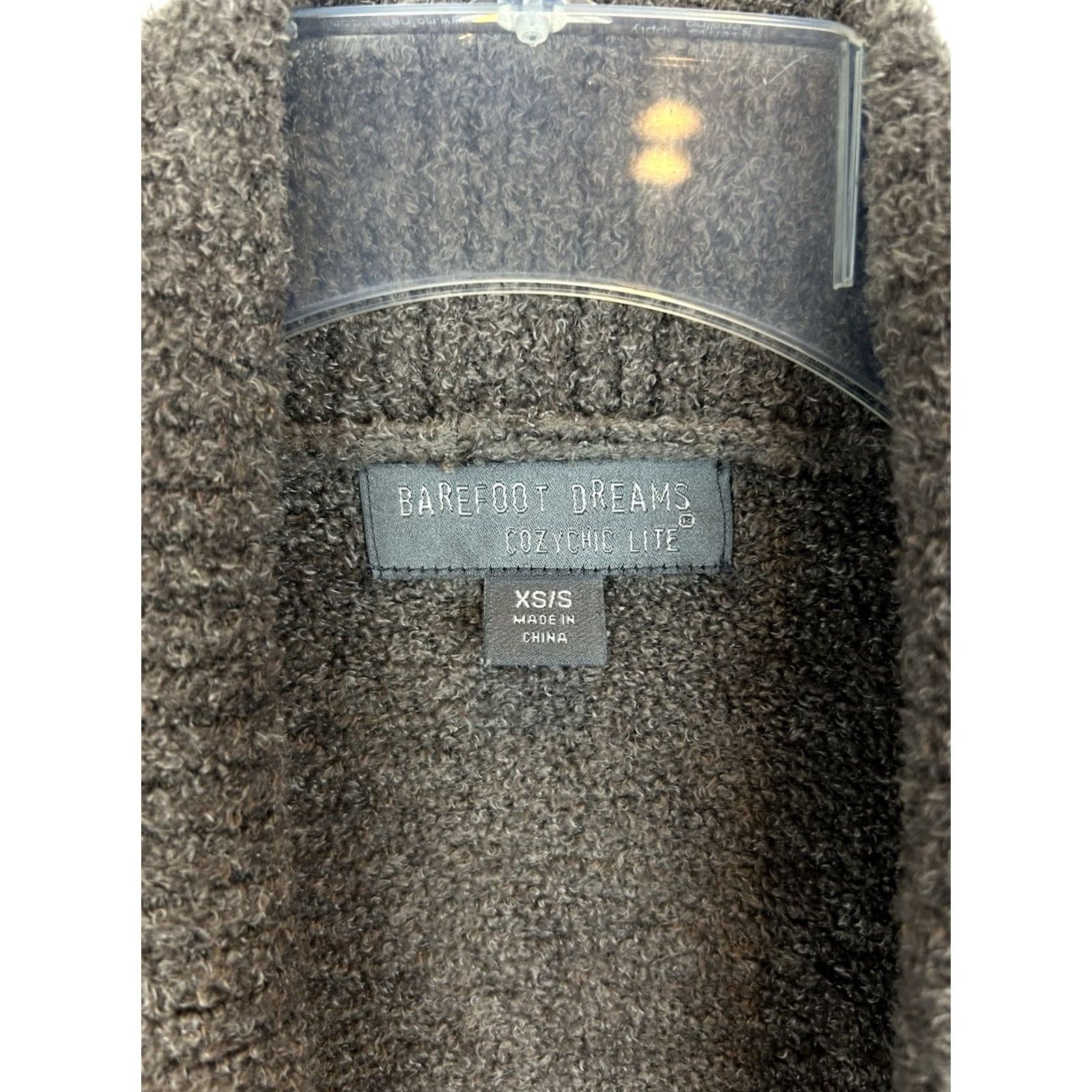 Vintage Barefoot Dreams Cardigan Sweater Womens XS Open Gray Nylon Rayon Regular Long Sleeve Size XS / US 0-2 / IT 36-38 - 3 Thumbnail