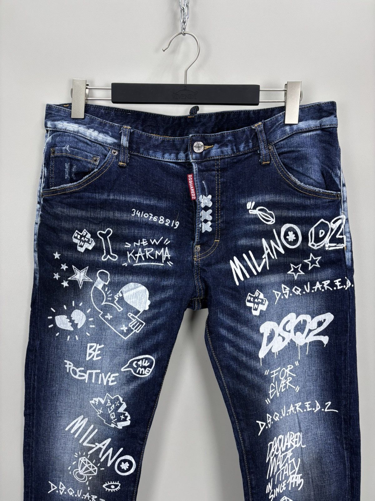 Dsquared2 Mens jeans Dsquared2 Size 54 Color Blue Size US 34 / EU 50 - 3 Thumbnail