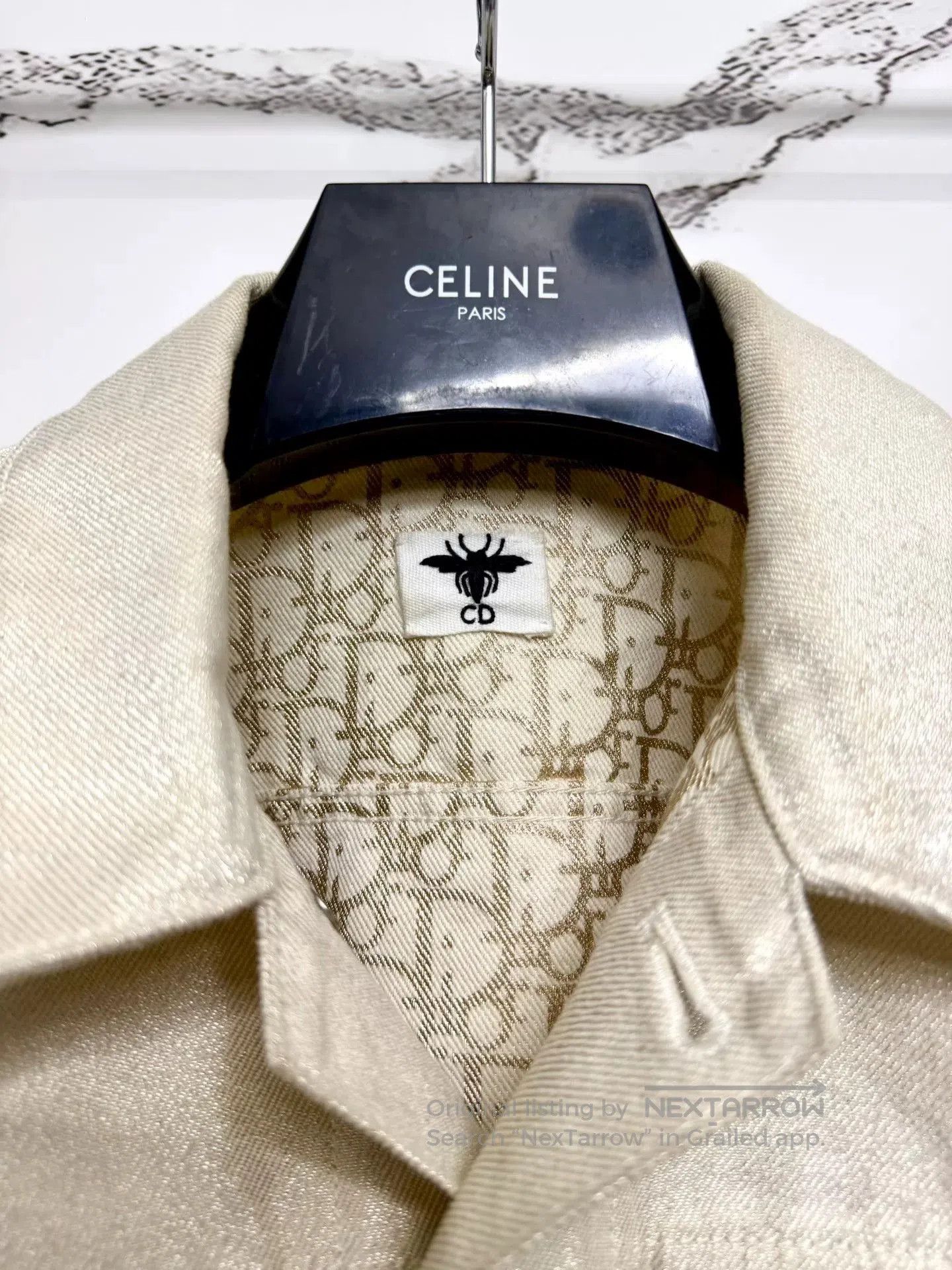 Dior dior beige denim jacket with gold detailing. Size M / US 6-8 / IT 42-44 - 2 Thumbnail