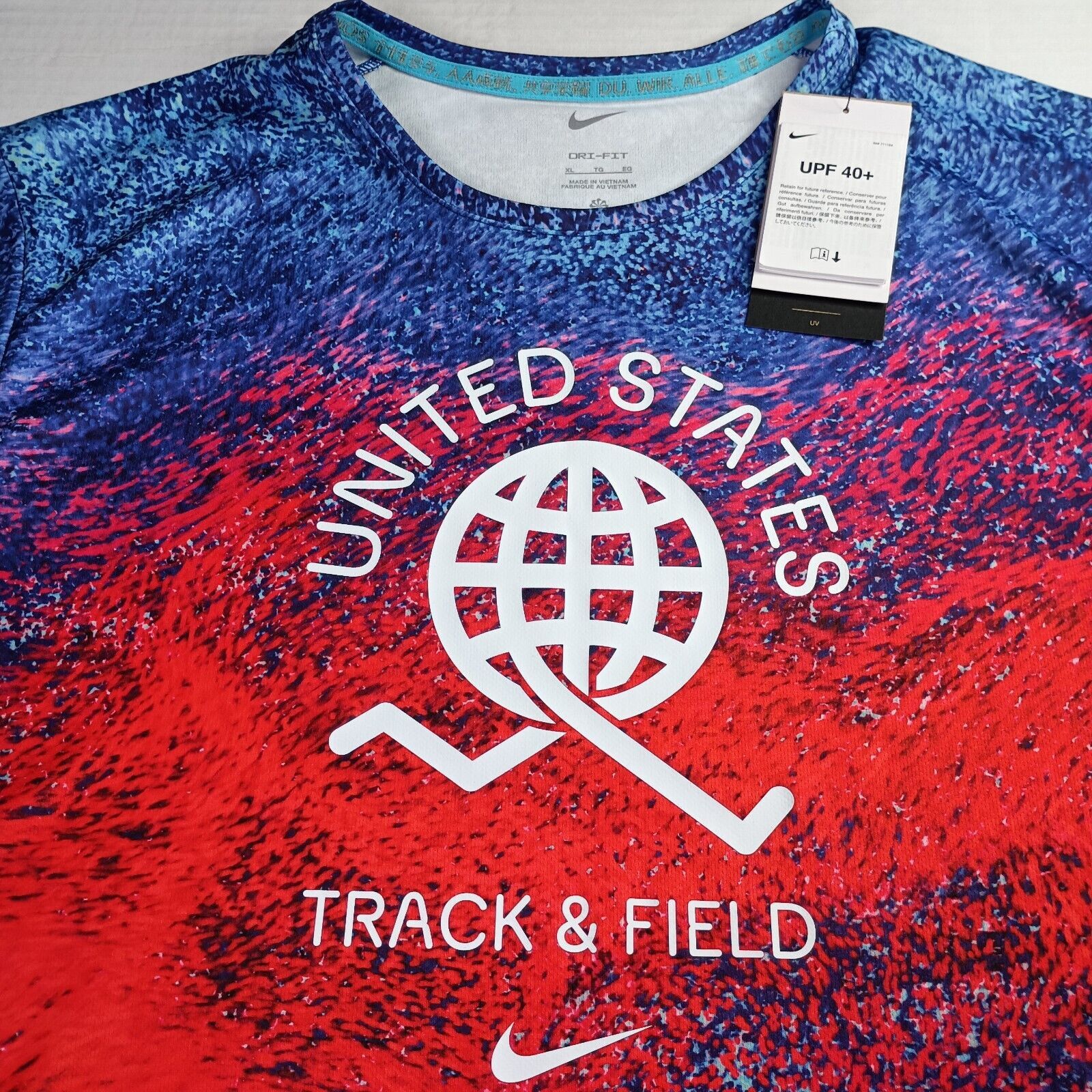 Nike Nike Miler Team USA Edition Running Top Dri-Fit Men's XL Size US XL / EU 56 / 4 - 2 Thumbnail