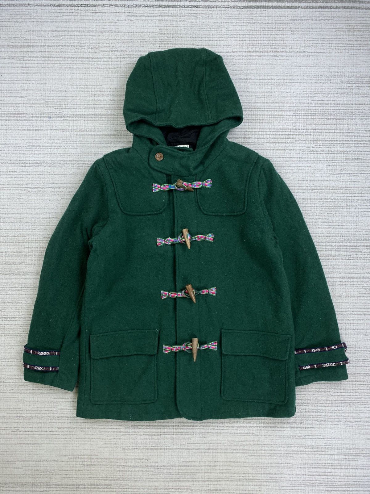 Vintage Vintage Titicaca Toggle Button Duffle Wool Coat Jacket Size US M / EU 48-50 / 2 - 1 Thumbnail