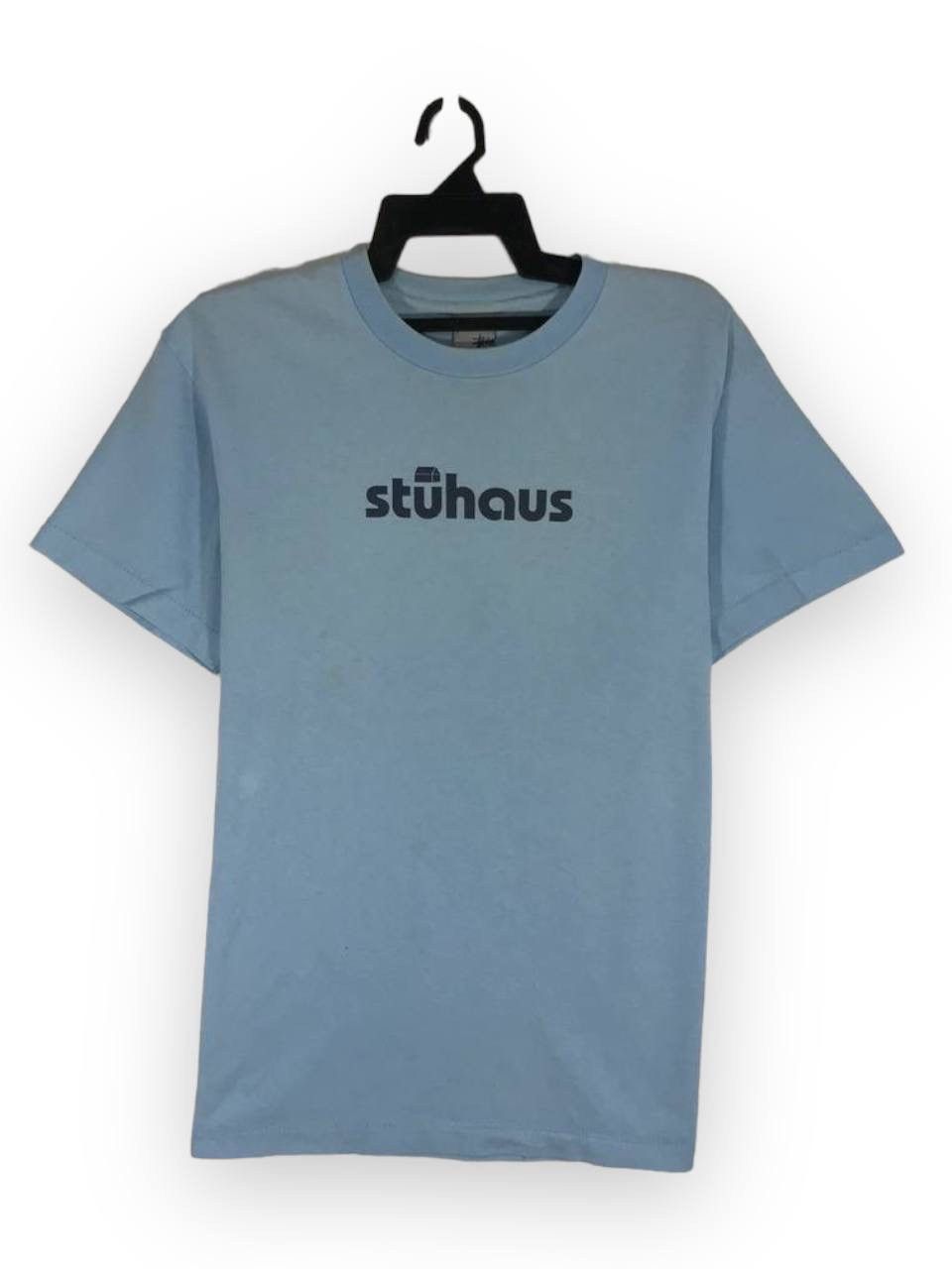 image of Skategang x Stussy Vintage Stuhaus Ripped Off Bauhaus Band Peter Murphy in Blue, Men's (Size Medium