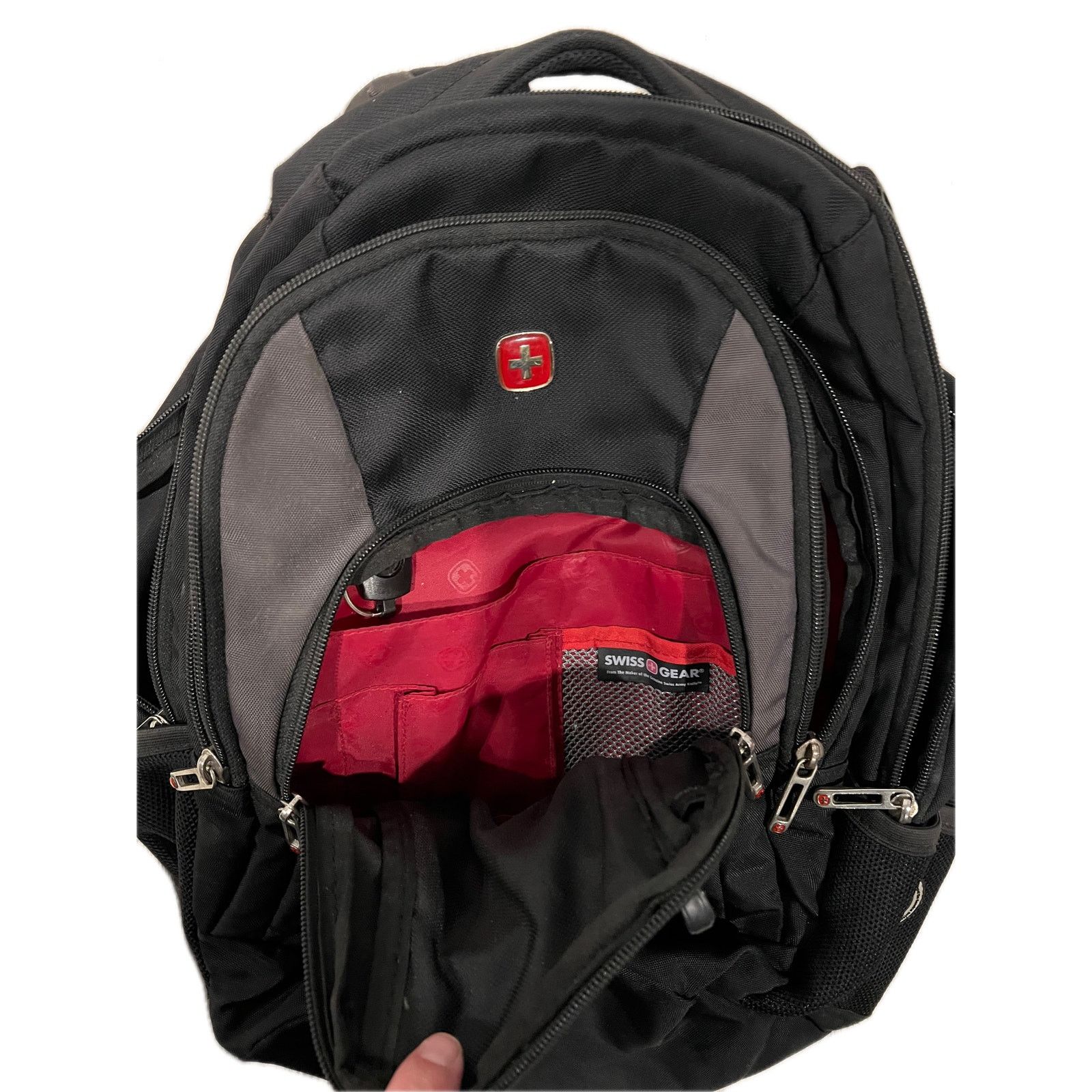 Swissgear Swiss Gear Bungee Core Laptop Backpack in Black/Gray Size 32 - 3 Thumbnail