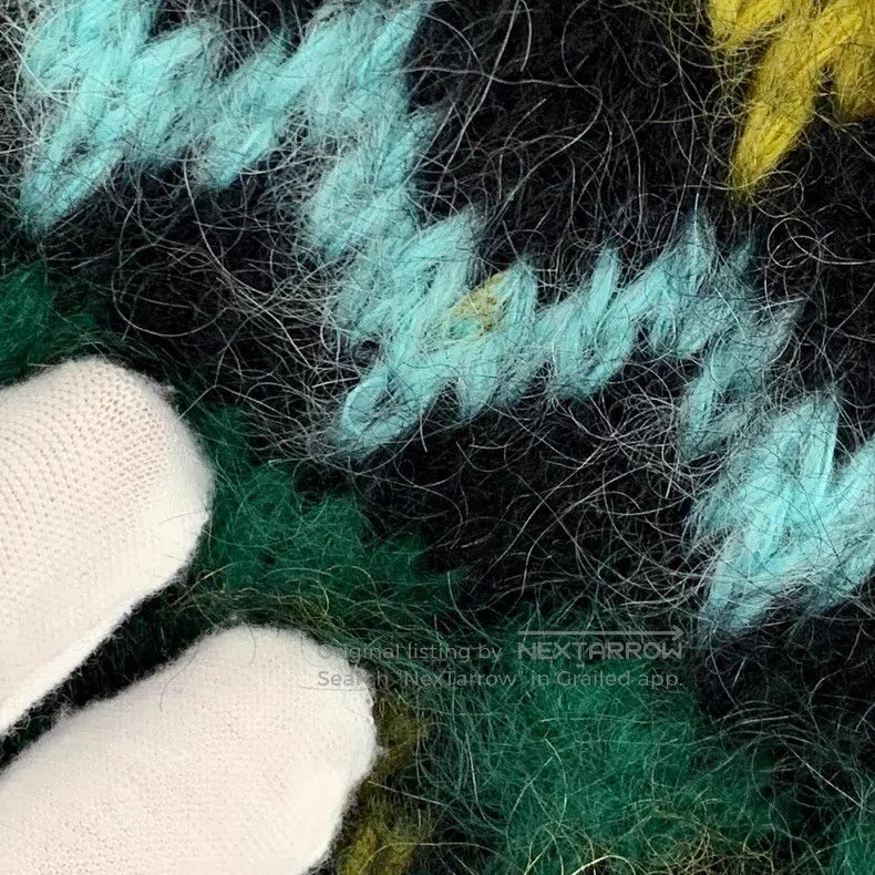 Loewe Loewe Color Blocked Fair Isle Animal Embroidered Mohair Cr Size S / US 4 / IT 40 - 9 Thumbnail