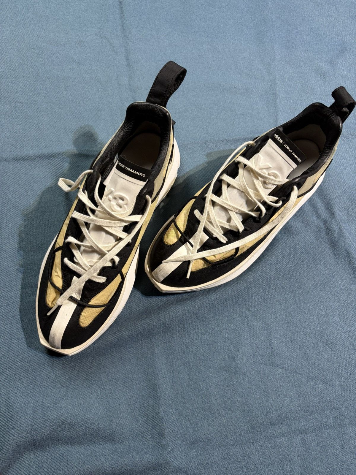 Adidas × Y-3 Yohji Yamamoto Y3 Adidas Shiku Run Core Chalk White Black Size US 10 / EU 43 - 2 Thumbnail