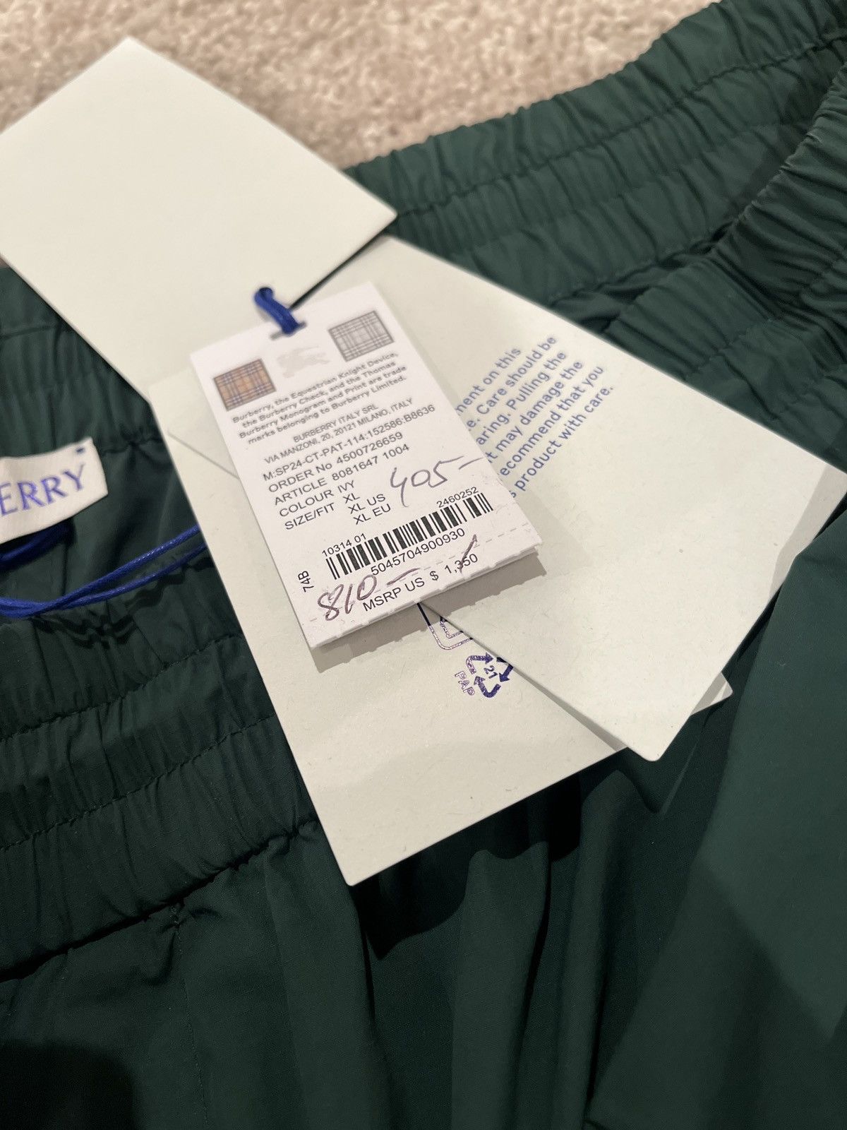 Burberry Burberry Nylon Cargos Size US 34 / EU 50 - 12 Thumbnail