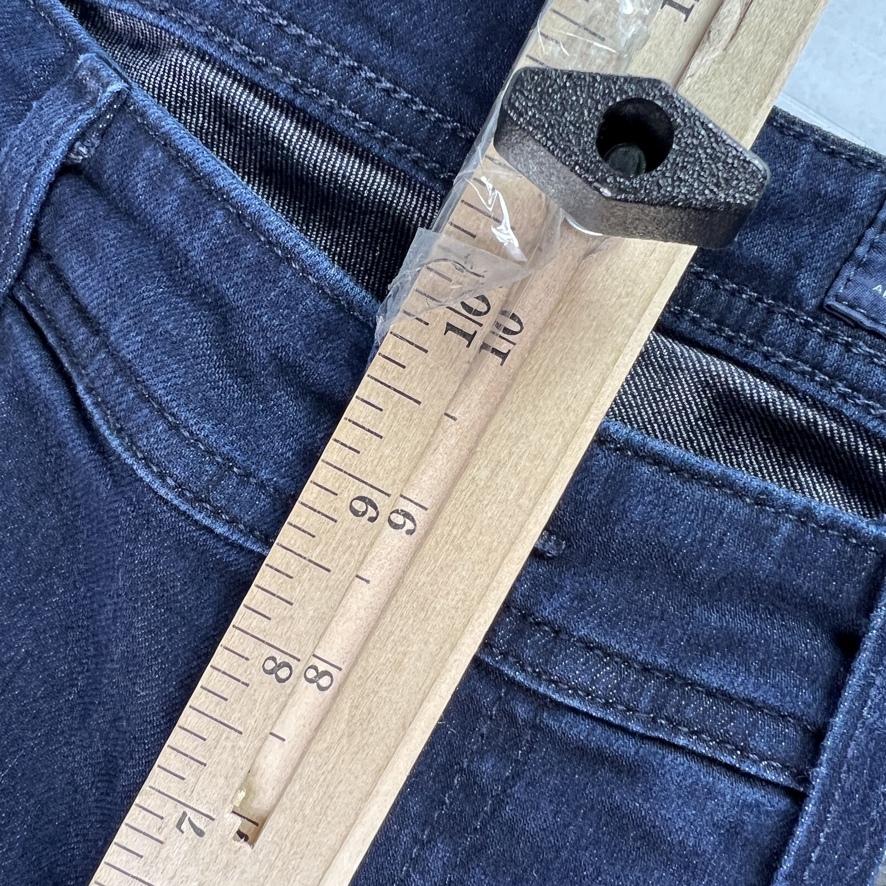 AG Adriano Goldschmied AG Adriano Goldschmied Jeans Tellis Slim Dark Blue Denim Size US 31 - 19 Thumbnail