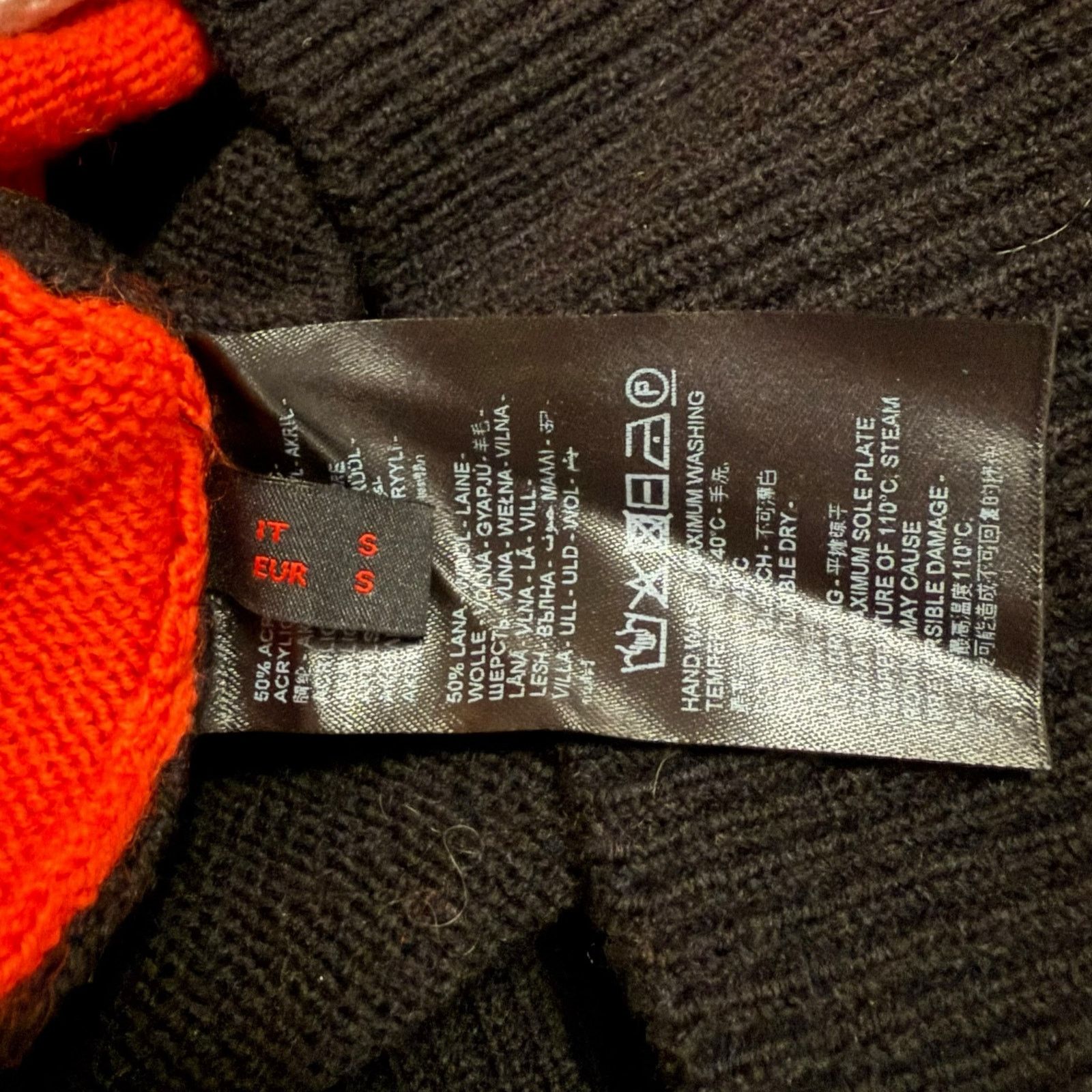 Other NWOT Stefanel Sweater V-Neck Wool Blend Multicolor Small Size S / US 4 / IT 40 - 5 Thumbnail