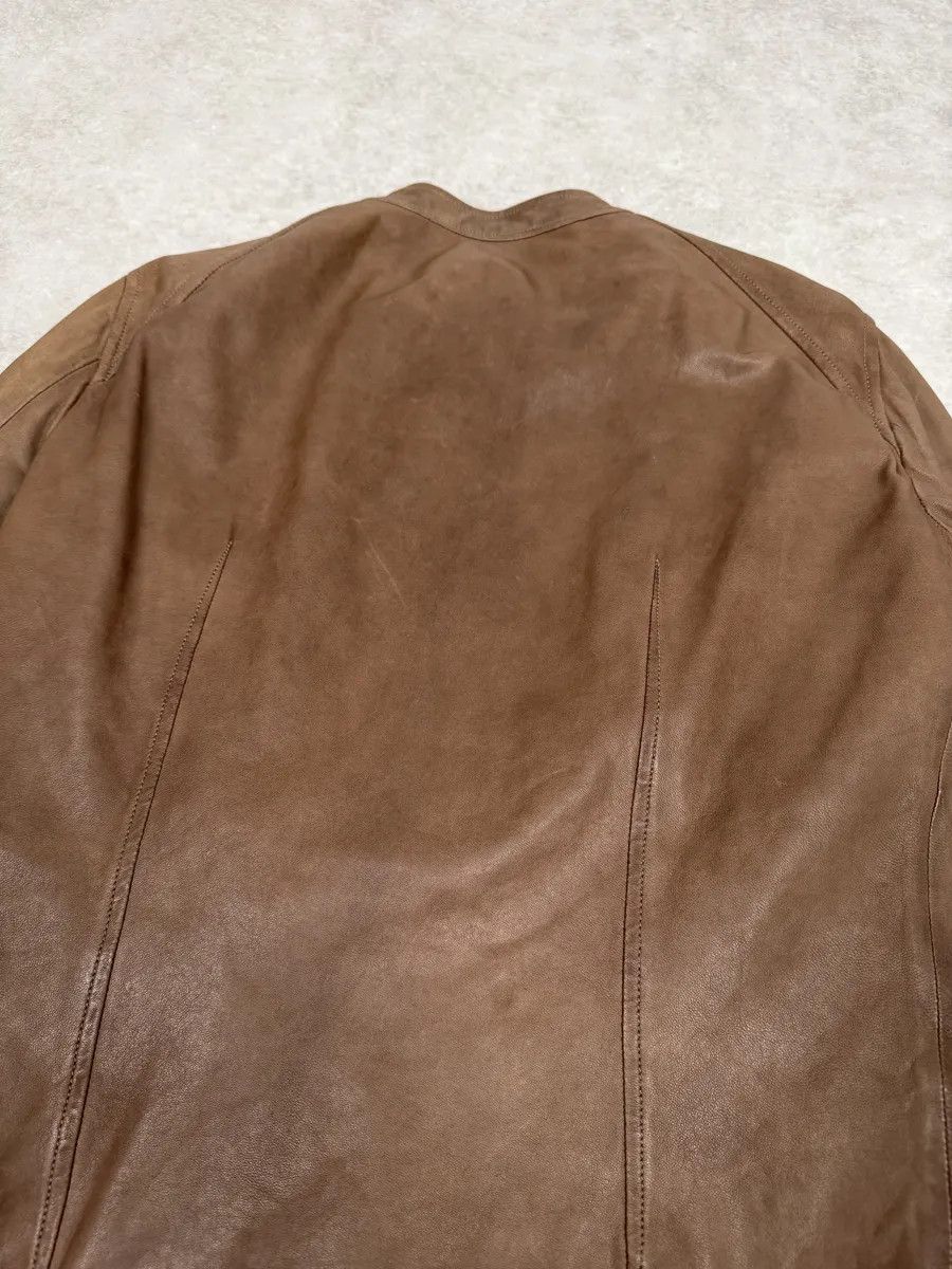 Rick Owens Rick Owens Camel Brown Avant-Garde Lamb Leather Jacket Size US S / EU 44-46 / 1 - 6 Thumbnail