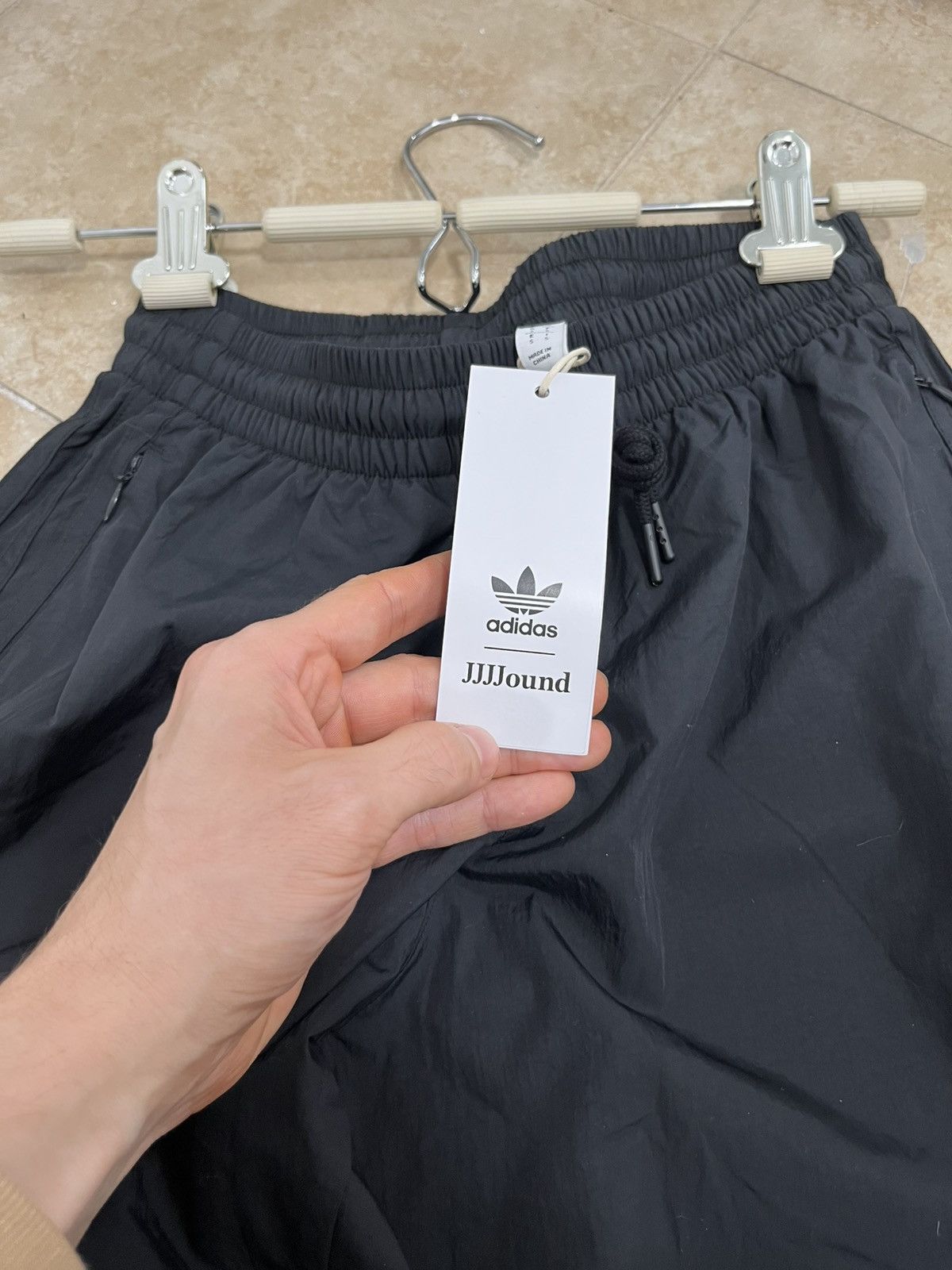 Adidas × JJJJound adidas x JJJJound Trackpants Triple Black Pants Retro mens Size US 30 / EU 46 - 4 Thumbnail