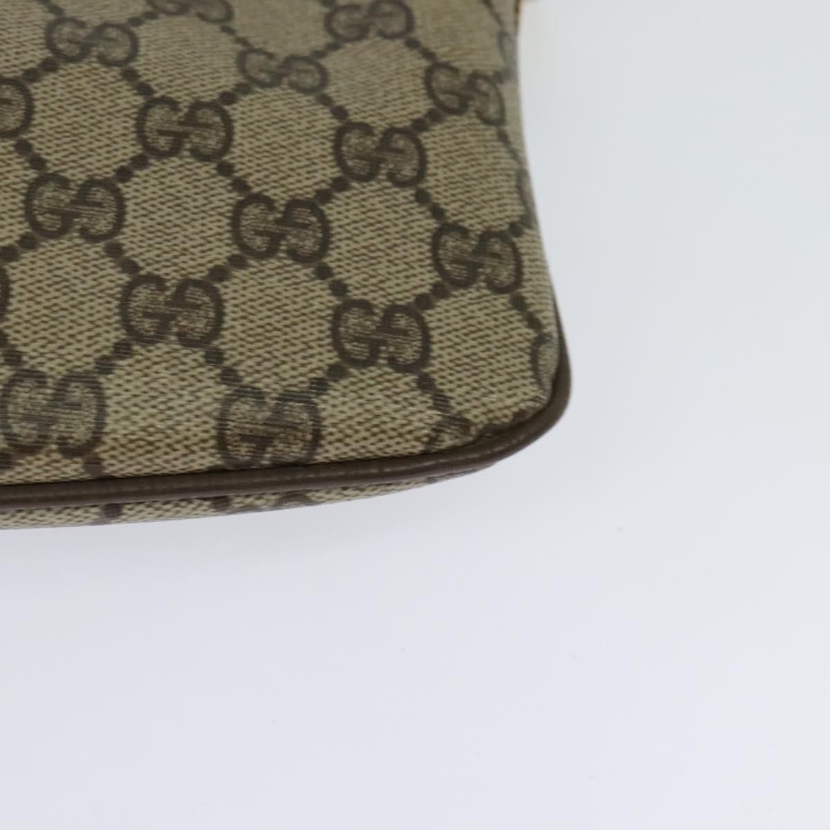 Gucci GUCCI GG Supreme Web Sherry Line Shoulder Bag Pvc Beige 904 Size ONE SIZE - 13 Thumbnail