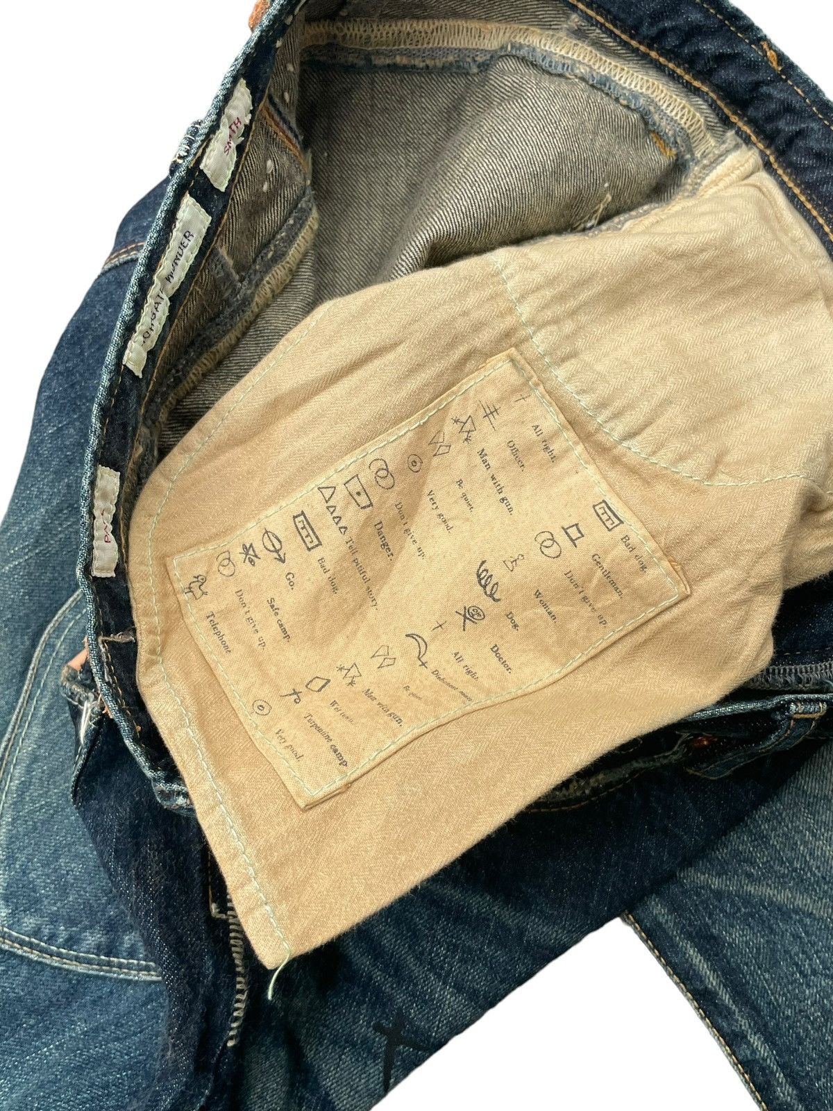 Japanese Brand × Paul Smith Red Ear Paul Smith Red Ear Howgate Wonder Selvedge Distresed Size US 31 - 9 Thumbnail