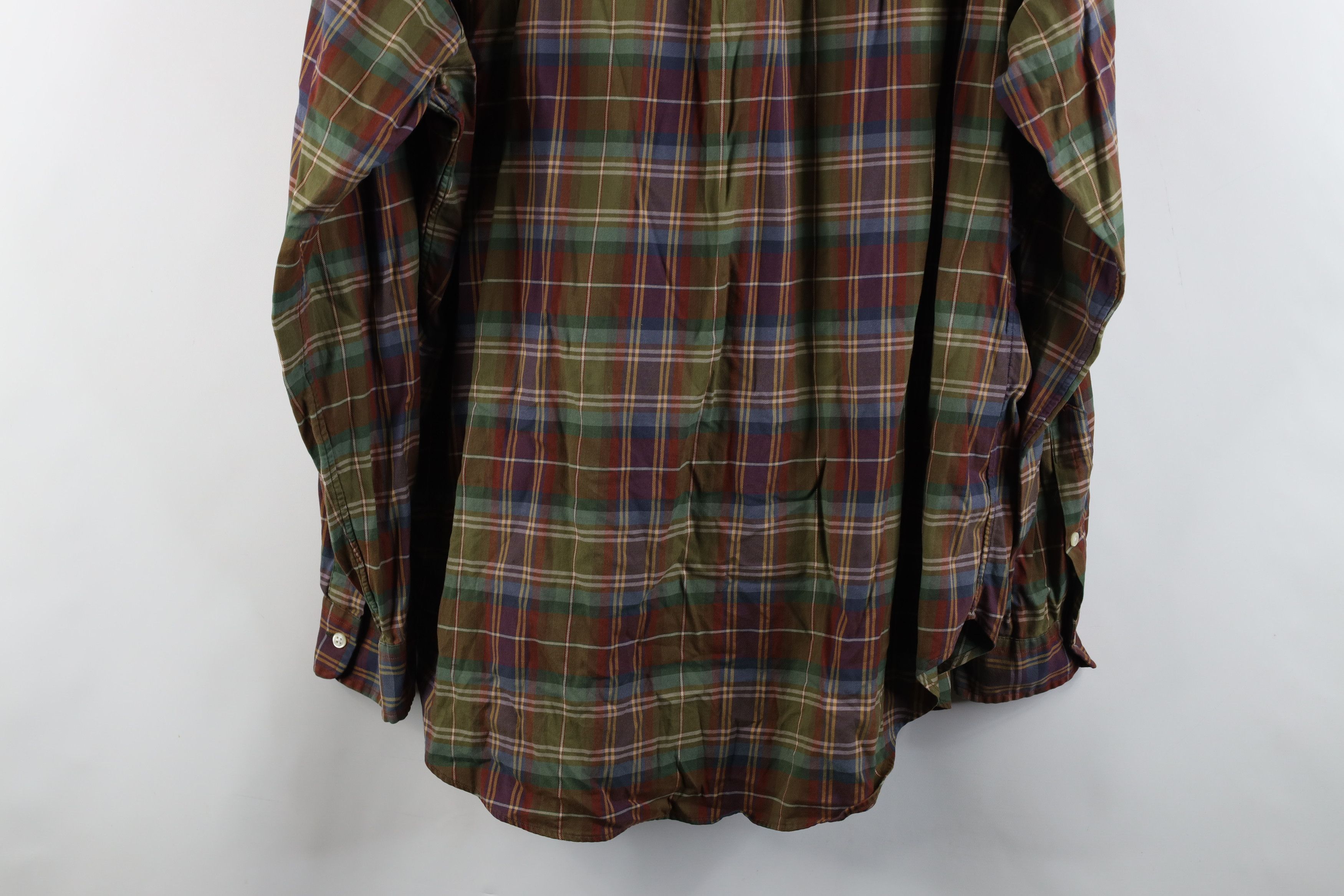 Ralph Lauren × Vintage Vintage 90s Ralph Lauren Collared Button Down Shirt Plaid Size US XL / EU 56 / 4 - 13 Thumbnail