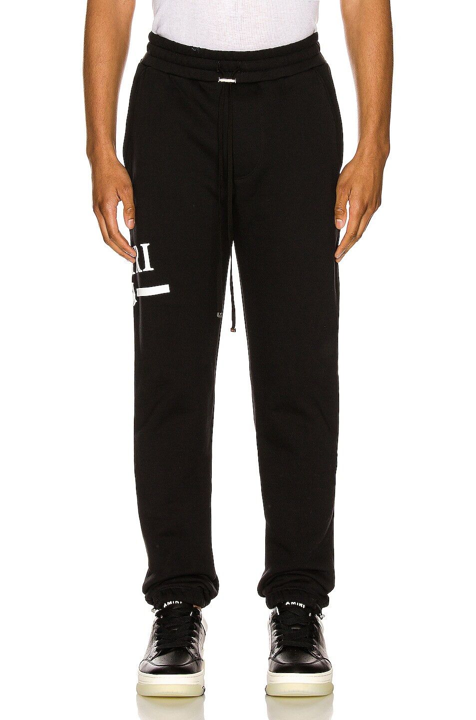 Amiri o1y0525 Logo Jogger & Sweatpant in Black Size US 30 / EU 46 - 4 Thumbnail