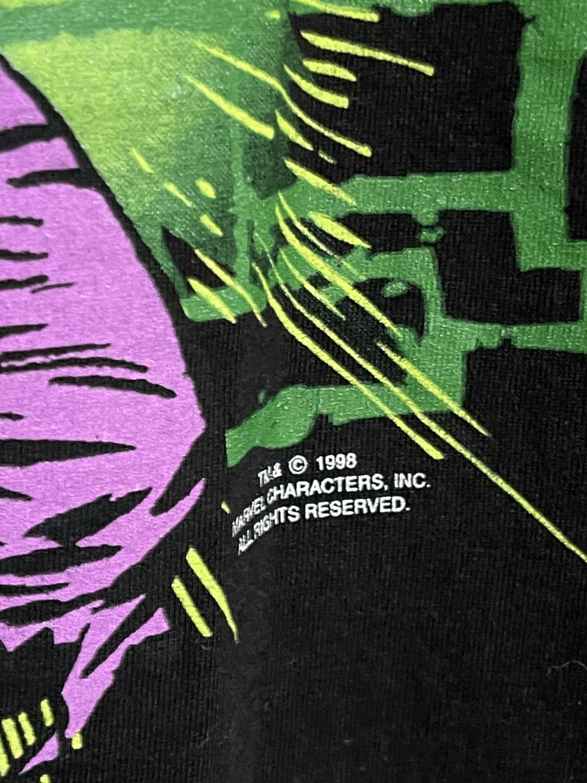 Marvel Comics Vintage Marvel Hulk T shirt 1998 Size US L / EU 52-54 / 3 - 3 Thumbnail