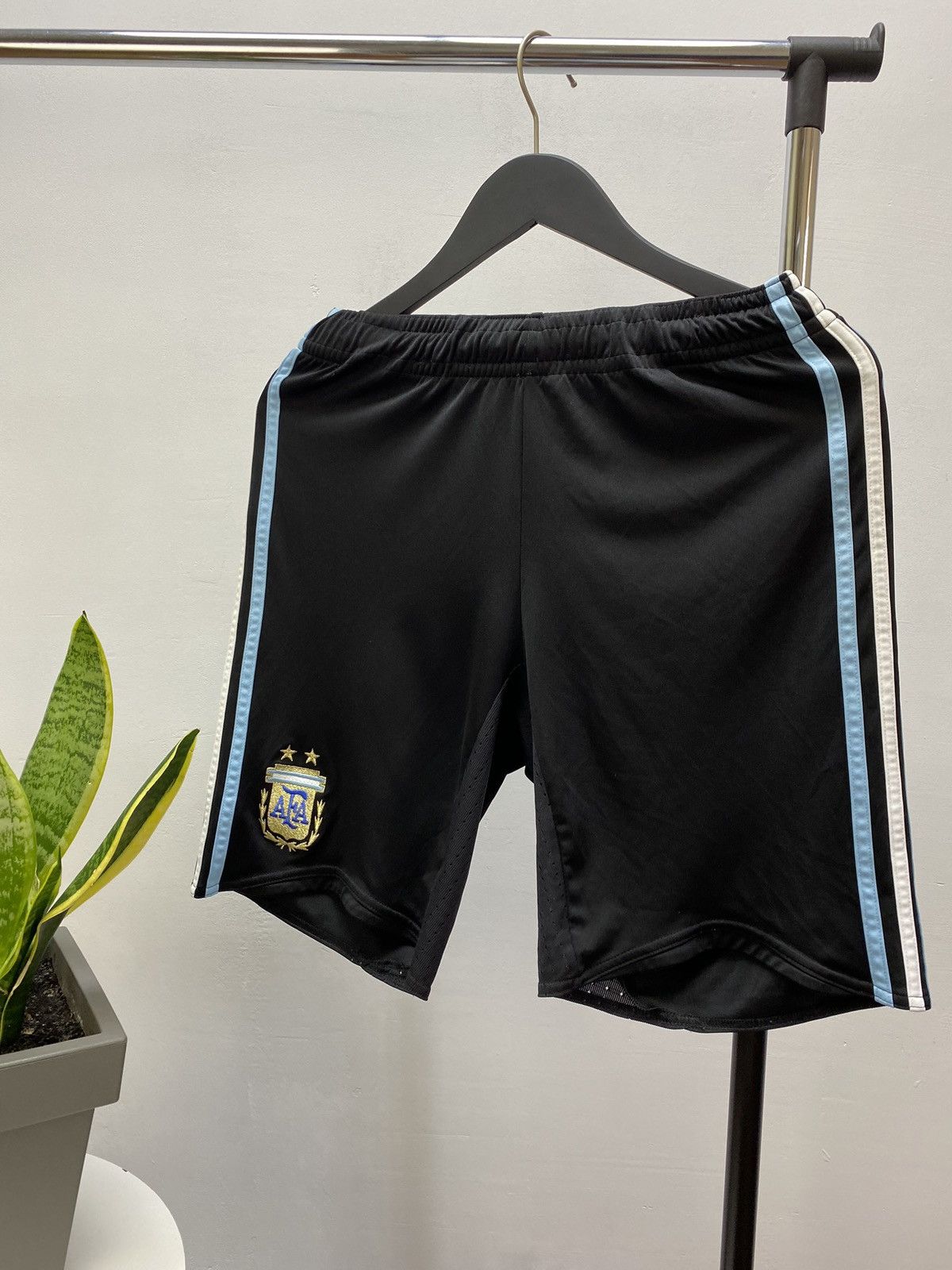 Adidas × Other × Vintage Adidas Soccer Shorts Argentina Home Kit Size US 30 / EU 46 - 1 Thumbnail
