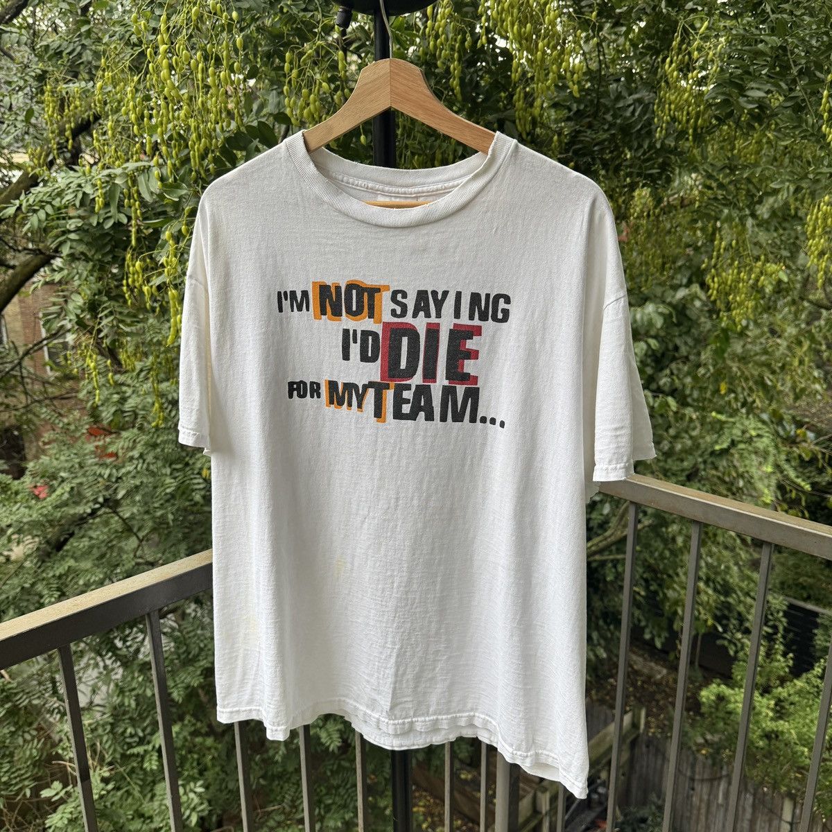Nike Nike Thrashed Faded Distressed Coma Shirt ERD Grunge USA Size US L / EU 52-54 / 3 - 1 Thumbnail
