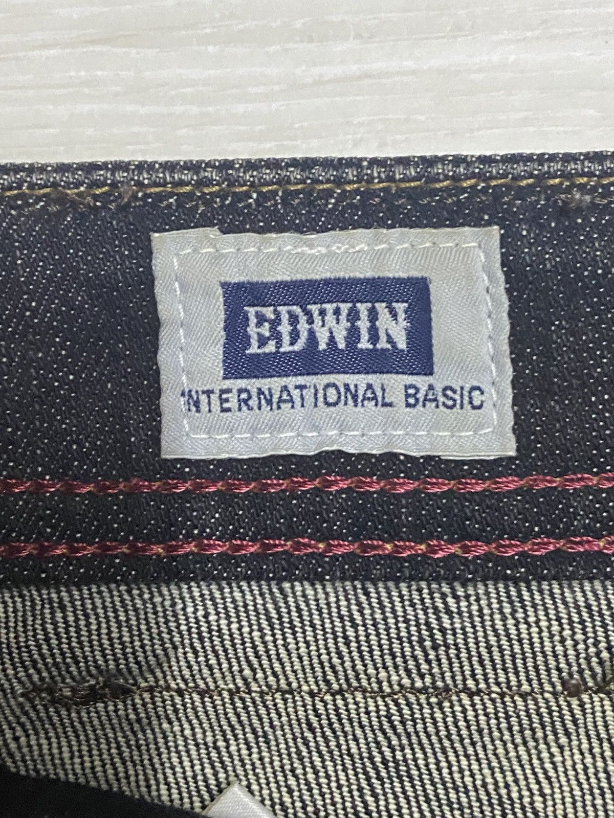 Edwin Vintage Edwin 404 International Basic Black Denim Baggy Jean Size US 39 - 10 Thumbnail