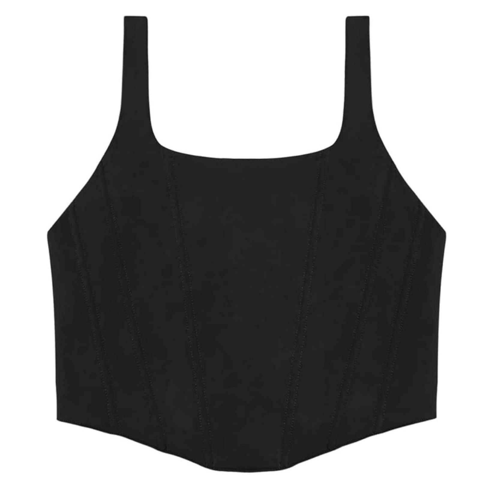 Other NEW - Square Neck Bustier Corset Tank - M - black - $25 Size M / US 6-8 / IT 42-44 - 3 Thumbnail