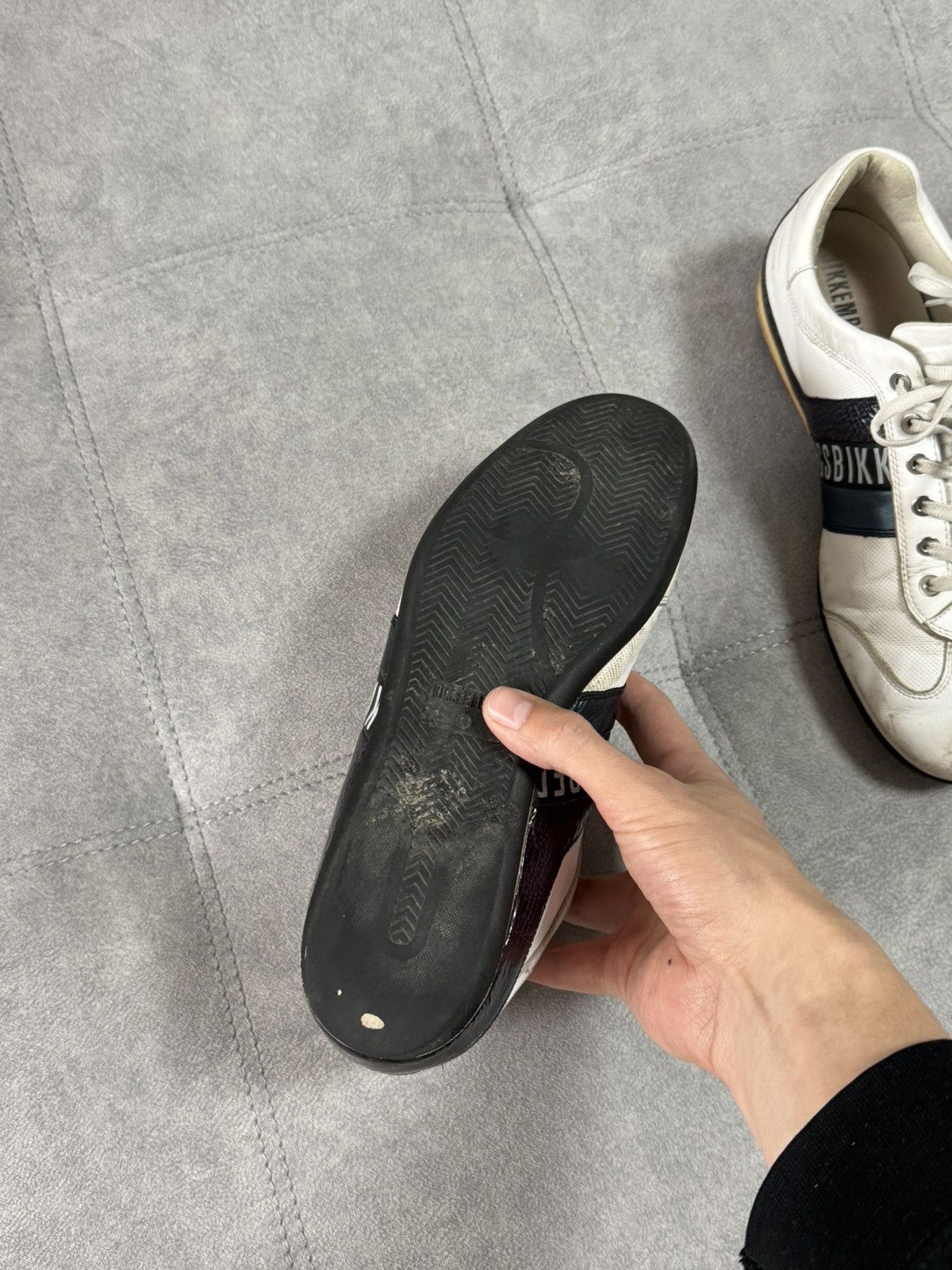 Dirk Bikkembergs × Vintage Dirk Bikkembergs Leather Y2K Avant garde Shoes Sneakers 41 Size US 8 / EU 41 - 6 Thumbnail