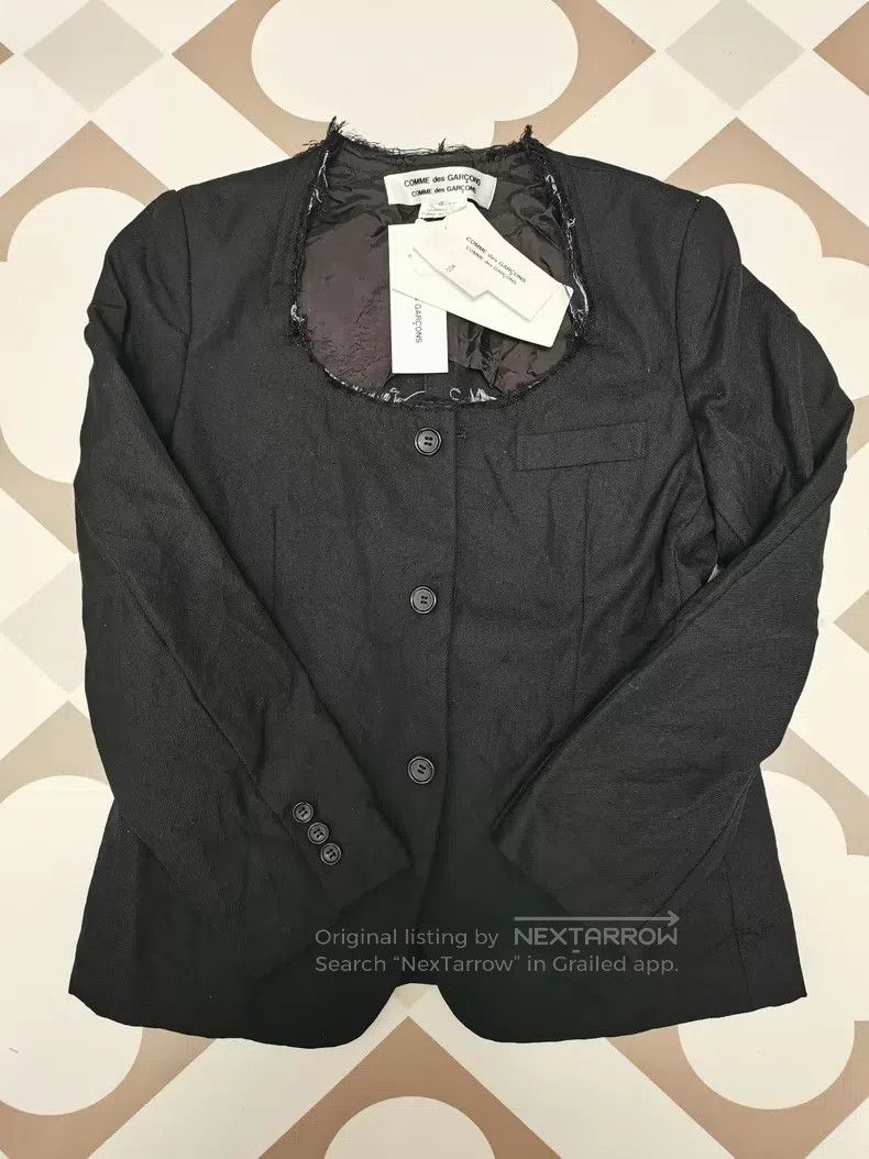 Comme des Garcons Comme Des Garcons Black Pearl Collar Short Coat Size S / US 4 / IT 40 - 1 Thumbnail