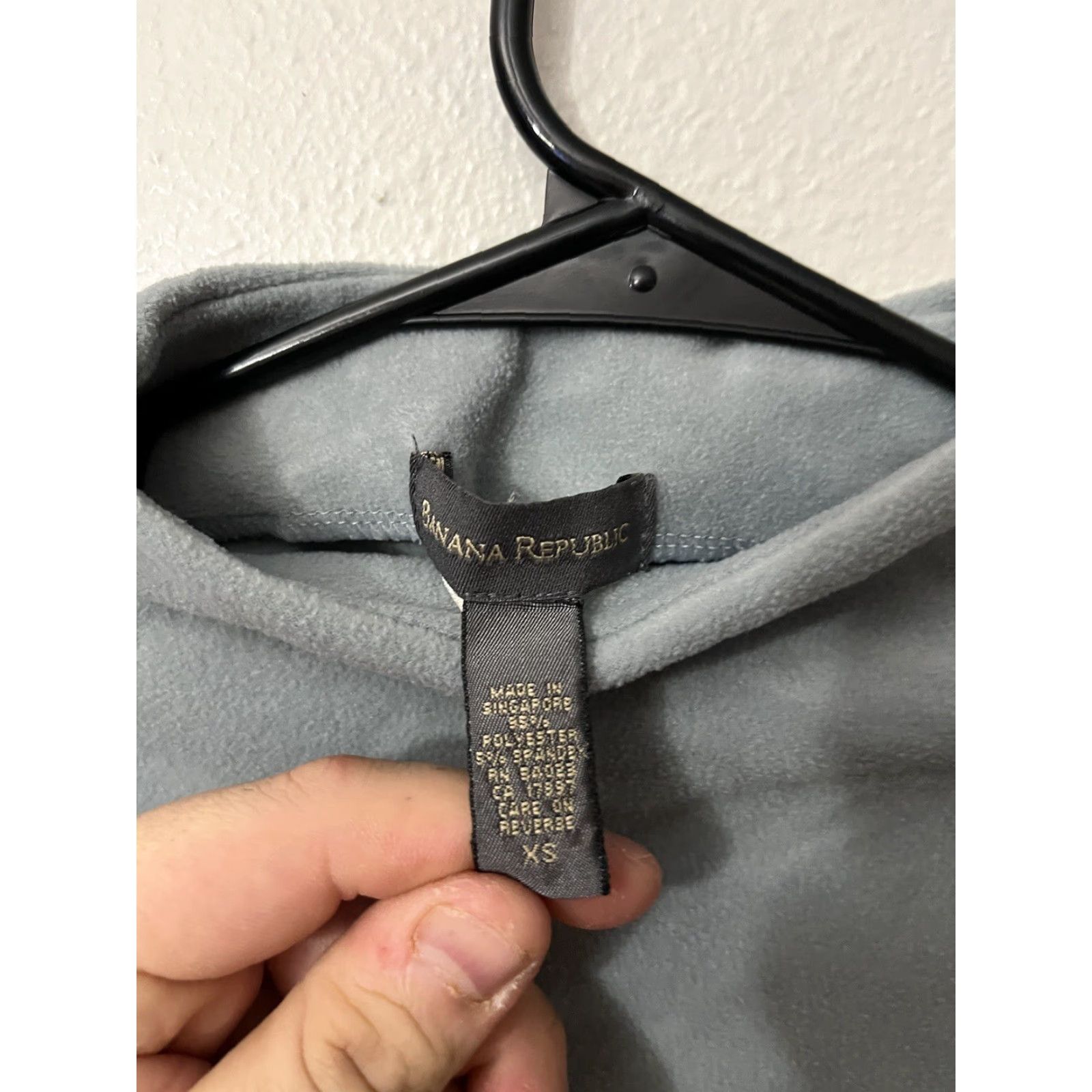 Banana Republic VINTAGE Banana Republic Sweater Womens XS Gray Solid Mock Neck Boho Size XS / US 0-2 / IT 36-38 - 3 Thumbnail