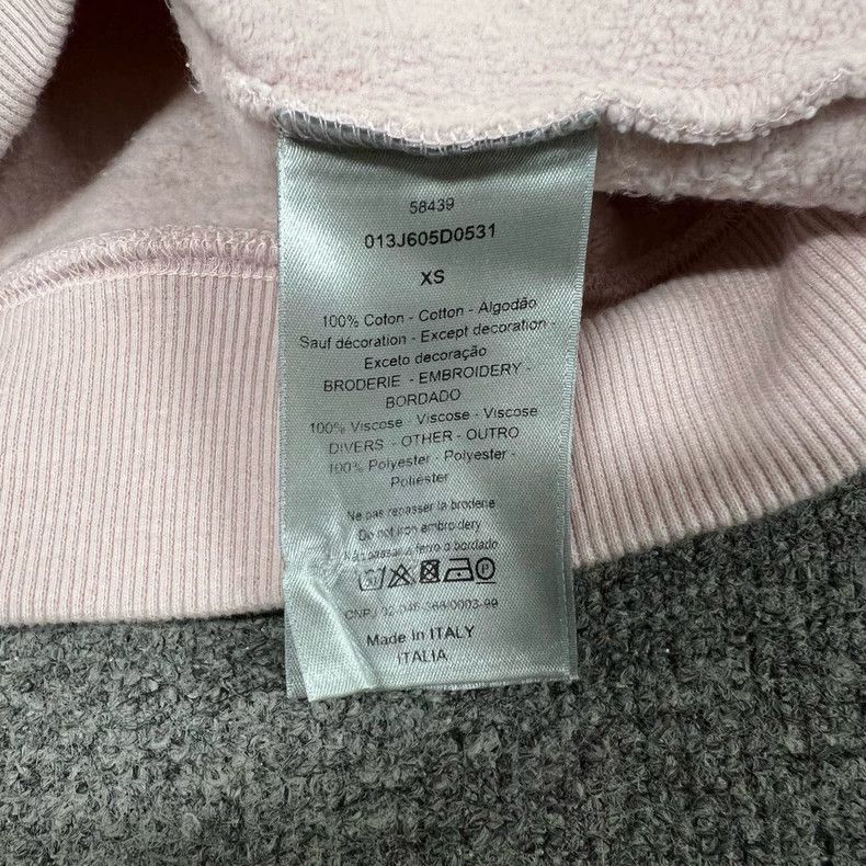 Dior Dior Pink Hoodie with Rose Embroidery-2506 Size XS / US 0-2 / IT 36-38 - 6 Thumbnail