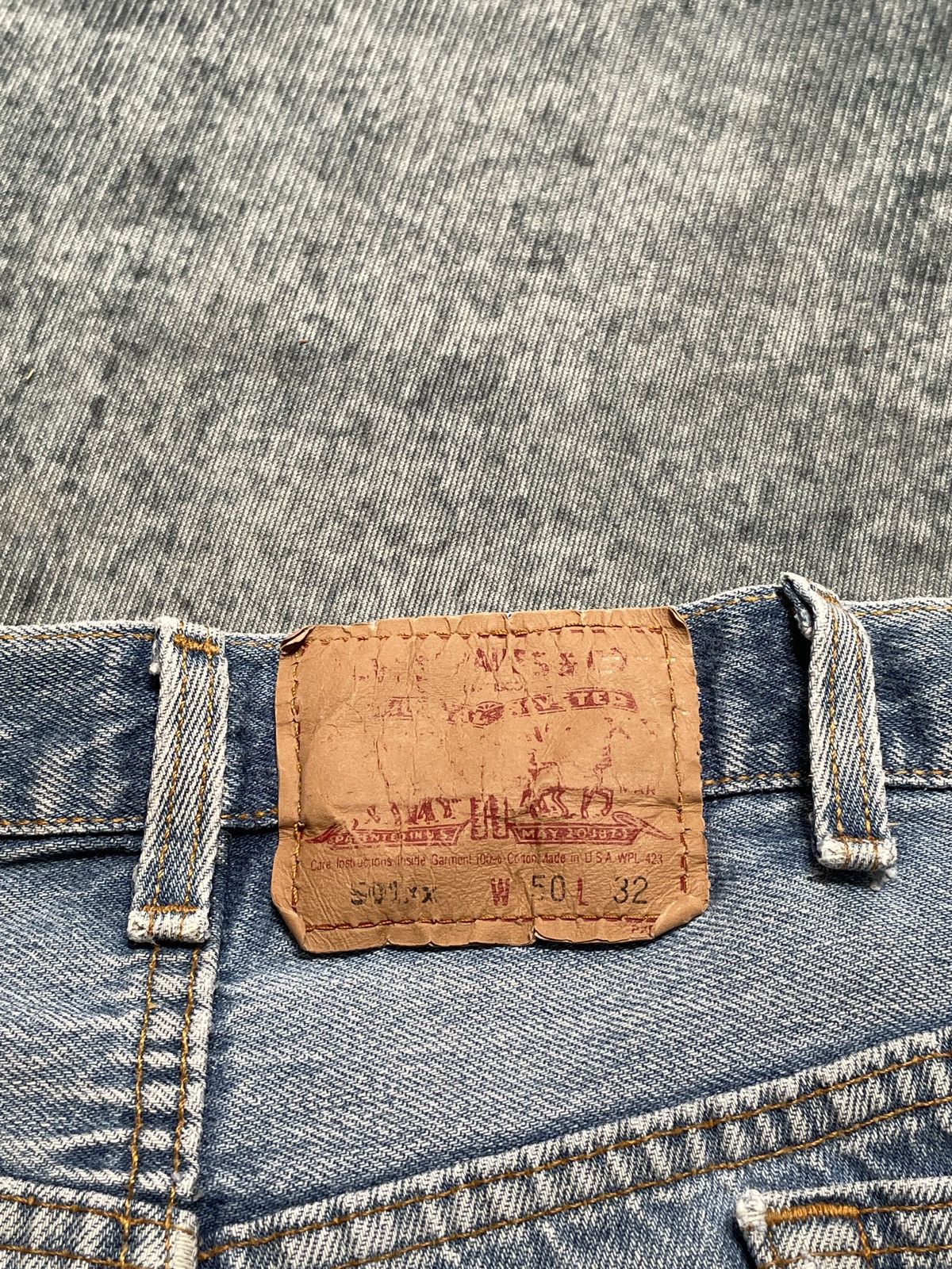 Levi's × Vintage 50 x 32 Vintage Brand Levi’s 501 Made in Usa Jeans 1980s Size US 44 / EU 60 - 9 Thumbnail