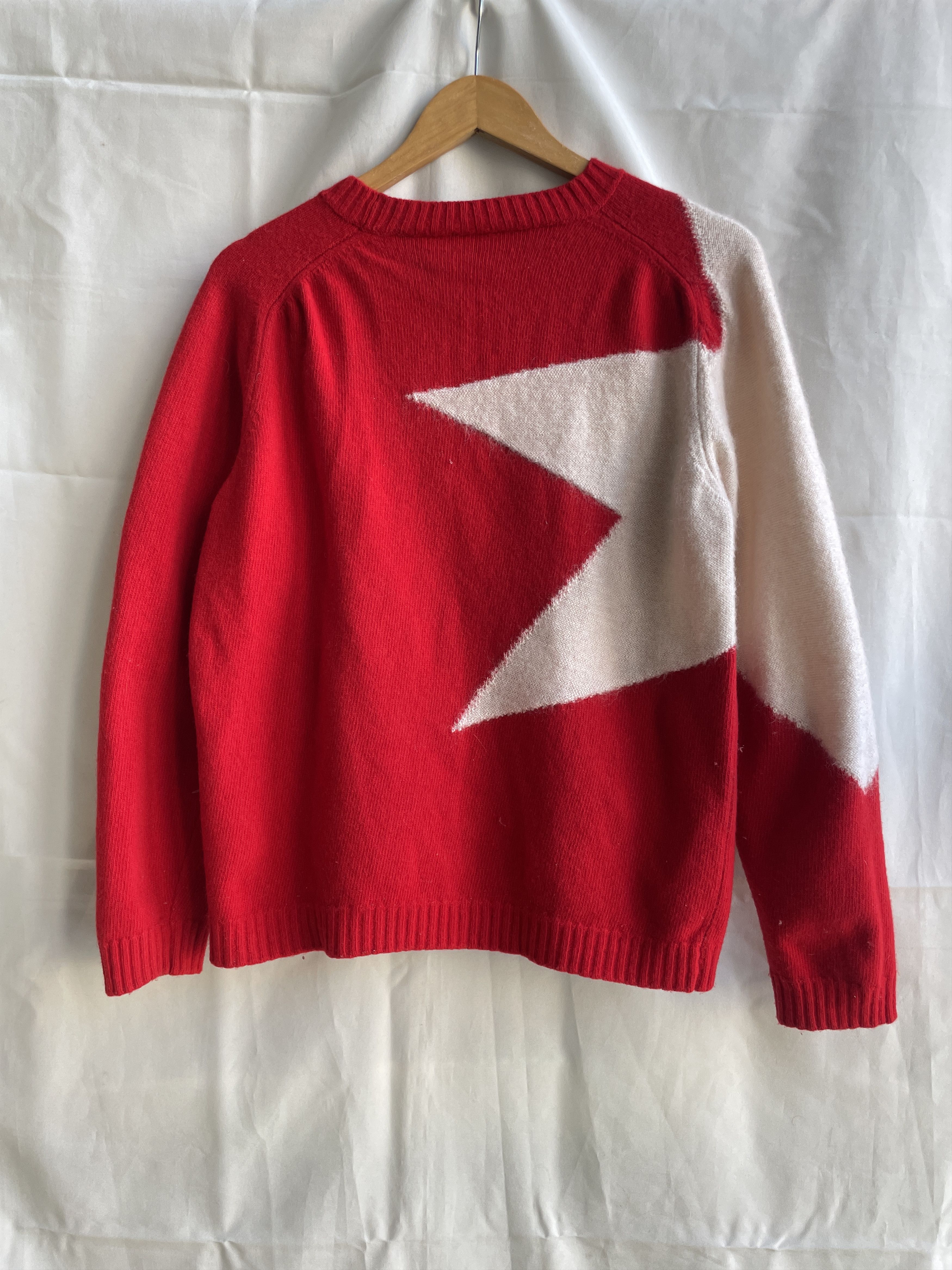 Eleventy Eleventy Womens Star Wool Mohair Sweater Size L Size L / US 10 / IT 46 - 2 Thumbnail