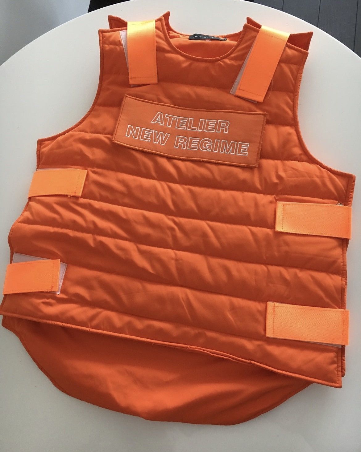 image of Tactical Fashion Vest Atelier New Regime in Orange, Men's (Size Large)