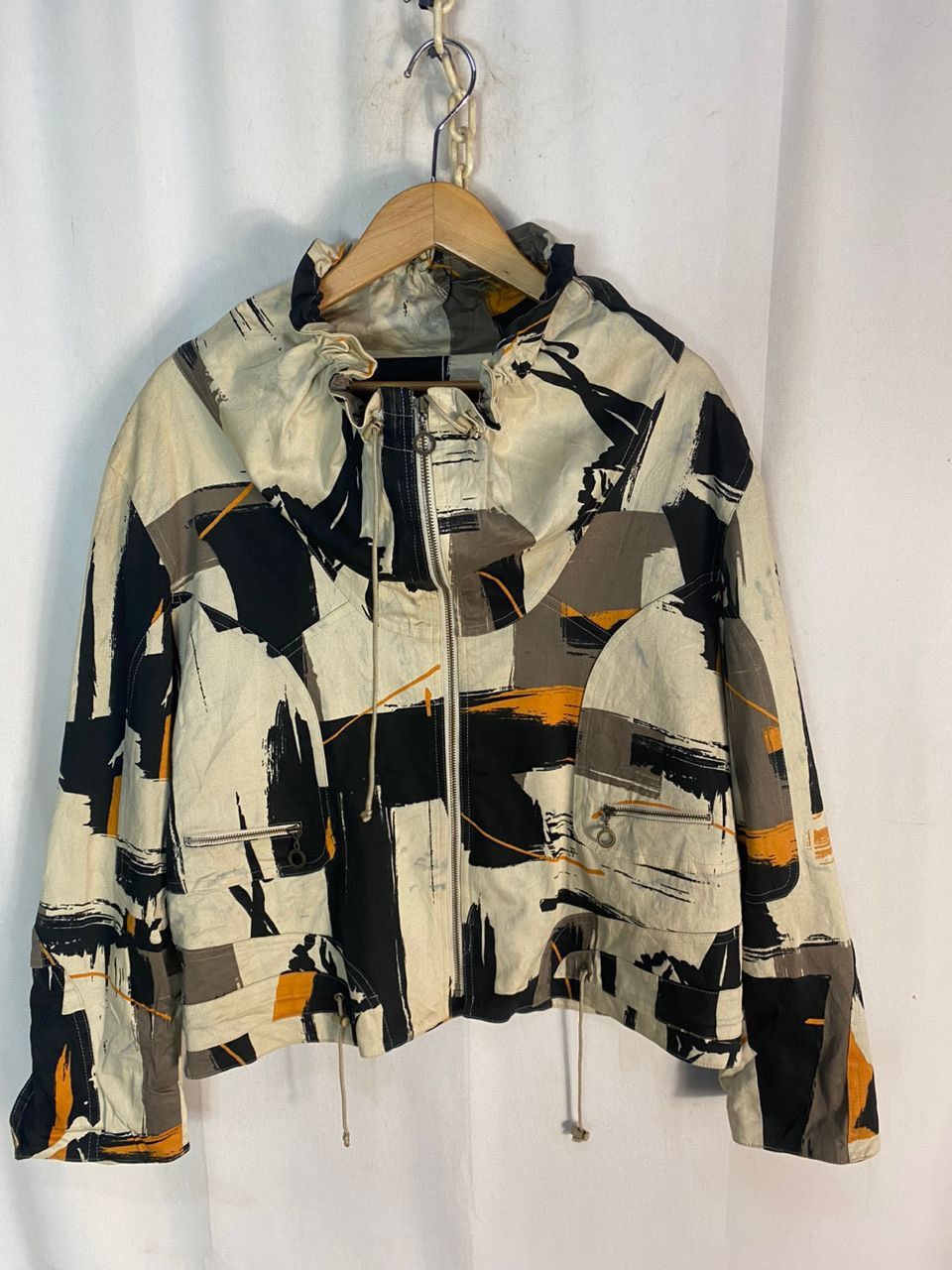Japanese Brand Hotlips art multicolor baggy zipper jacket Size M / US 6-8 / IT 42-44 - 1 Thumbnail