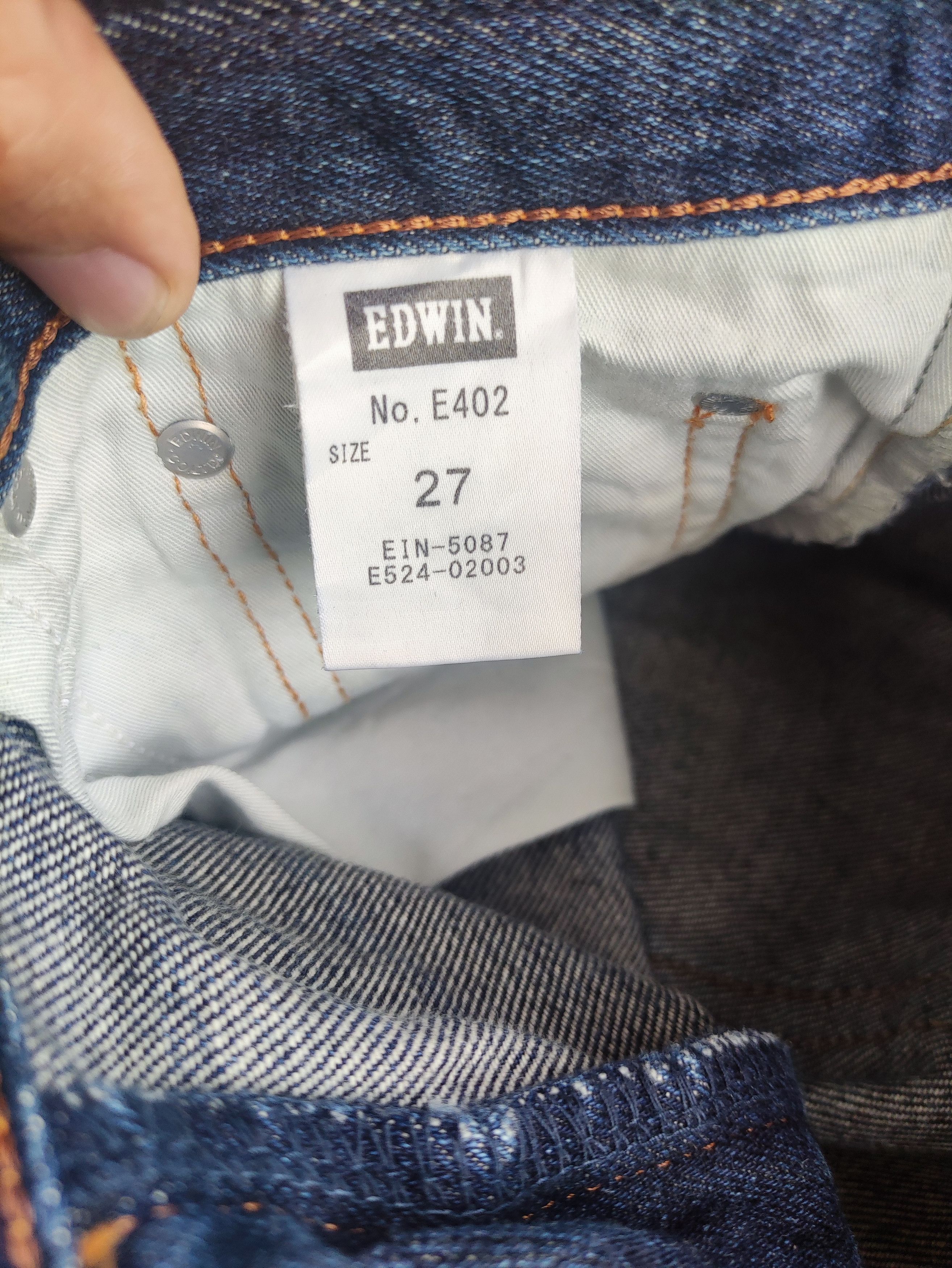 Edwin Vintage Edwin Japan Distress Faded Denim W30 Size US 30 / EU 46 - 7 Thumbnail