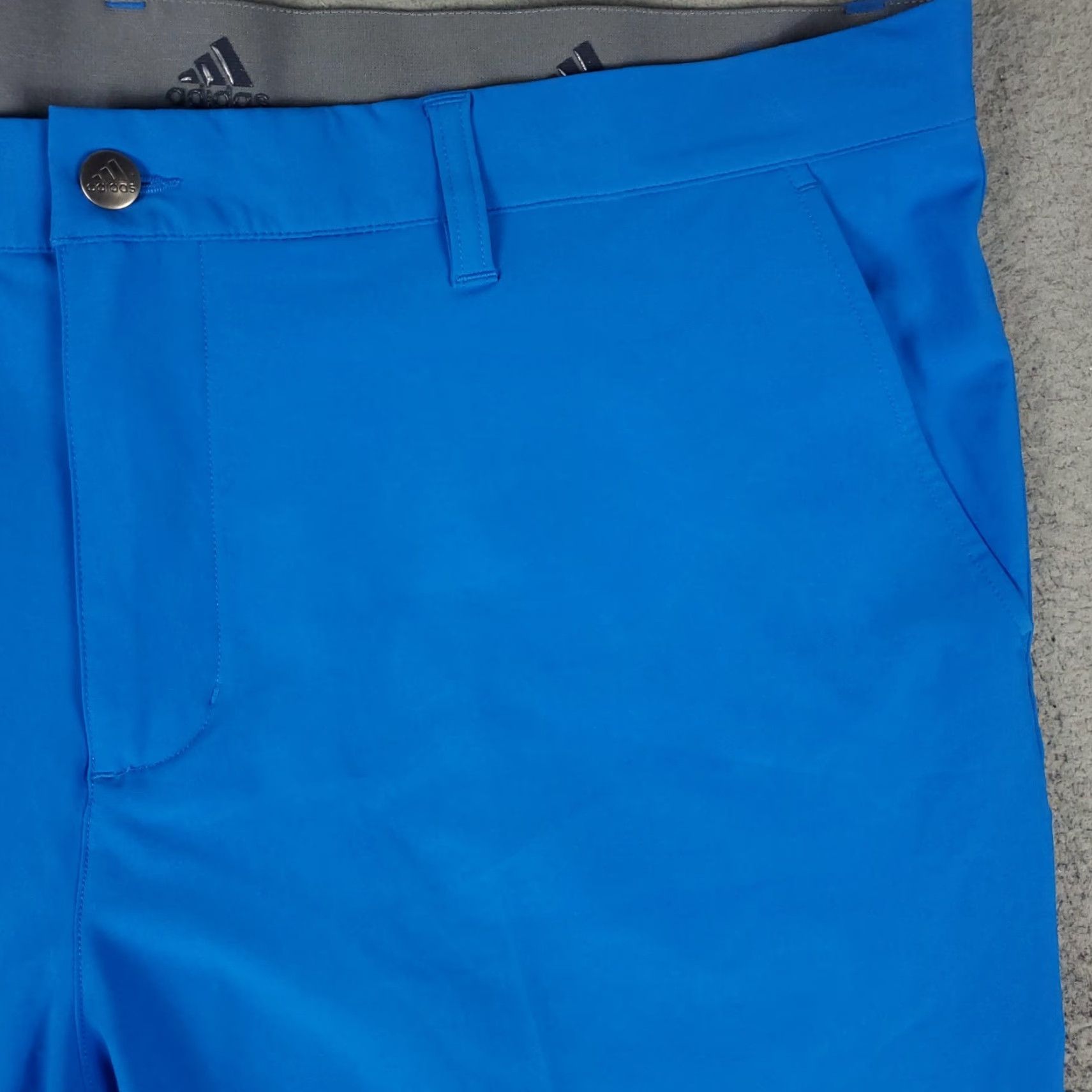 Adidas Adidas Shorts Mens Size 40 Light Blue Golf Casual Slash Pockets Flat Front Chino Size US 40 / EU 56 - 3 Thumbnail