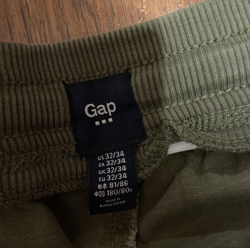 Gap Vintage Gap Olive Green Cargo Pants Size US 32 / EU 48 - 3 Thumbnail