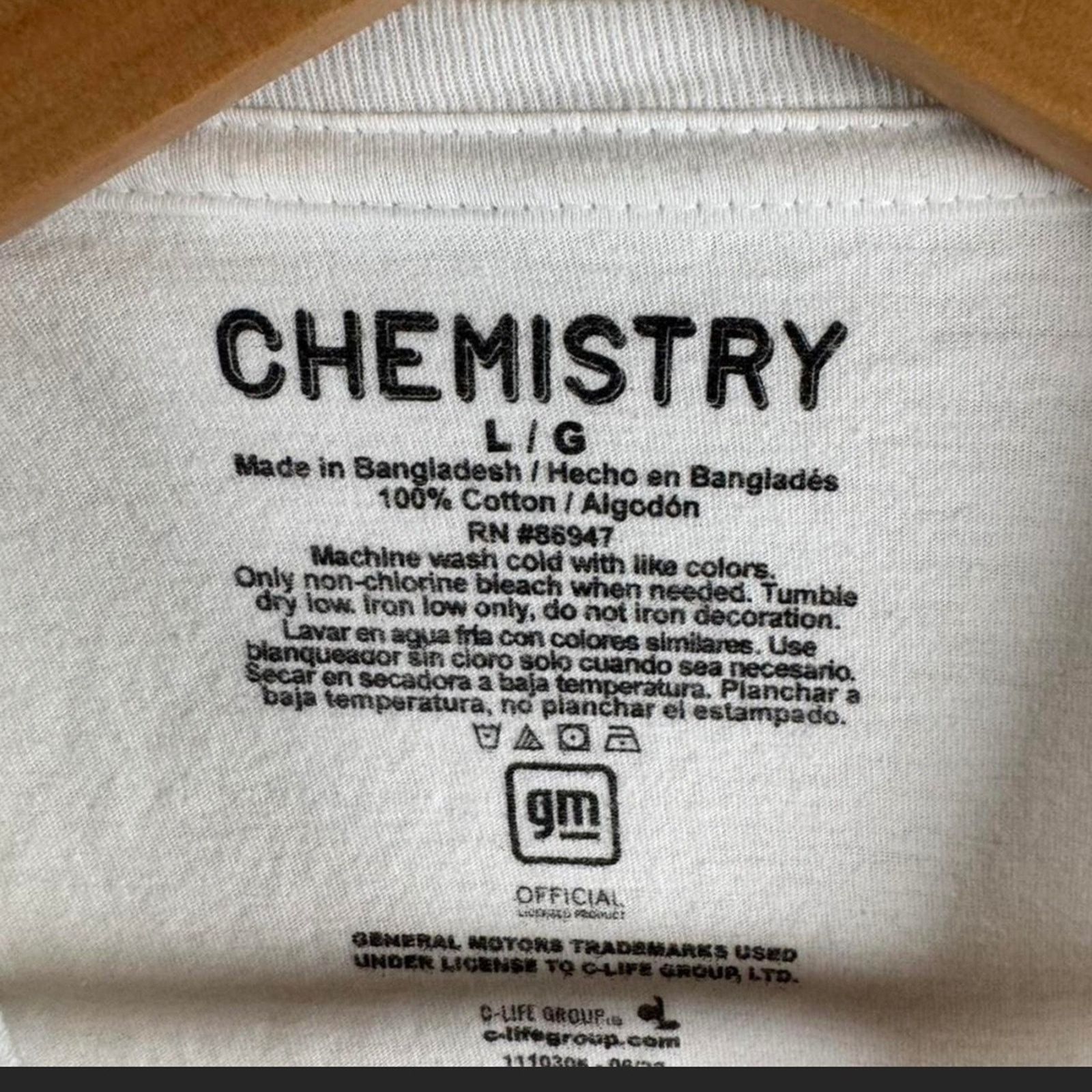 Chemistry Chemistry Corvette Graphic Tee - White and Multicolor Size US L / EU 52-54 / 3 - 2 Thumbnail