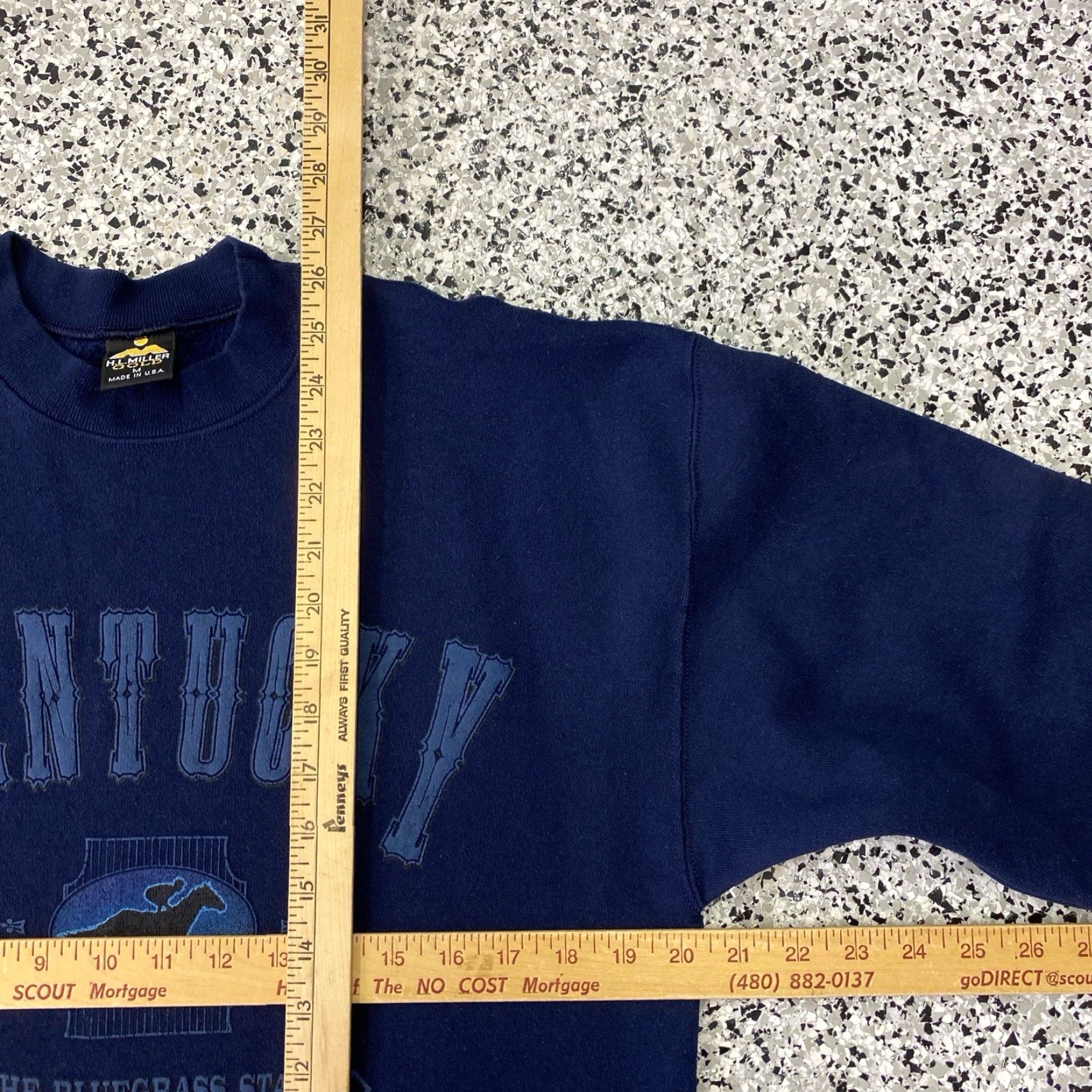 Vintage Vintage Louisville Kentucky Horses Sweatshirt Sz M Blue 90s Blue Grass State Size US M / EU 48-50 / 2 - 4 Thumbnail